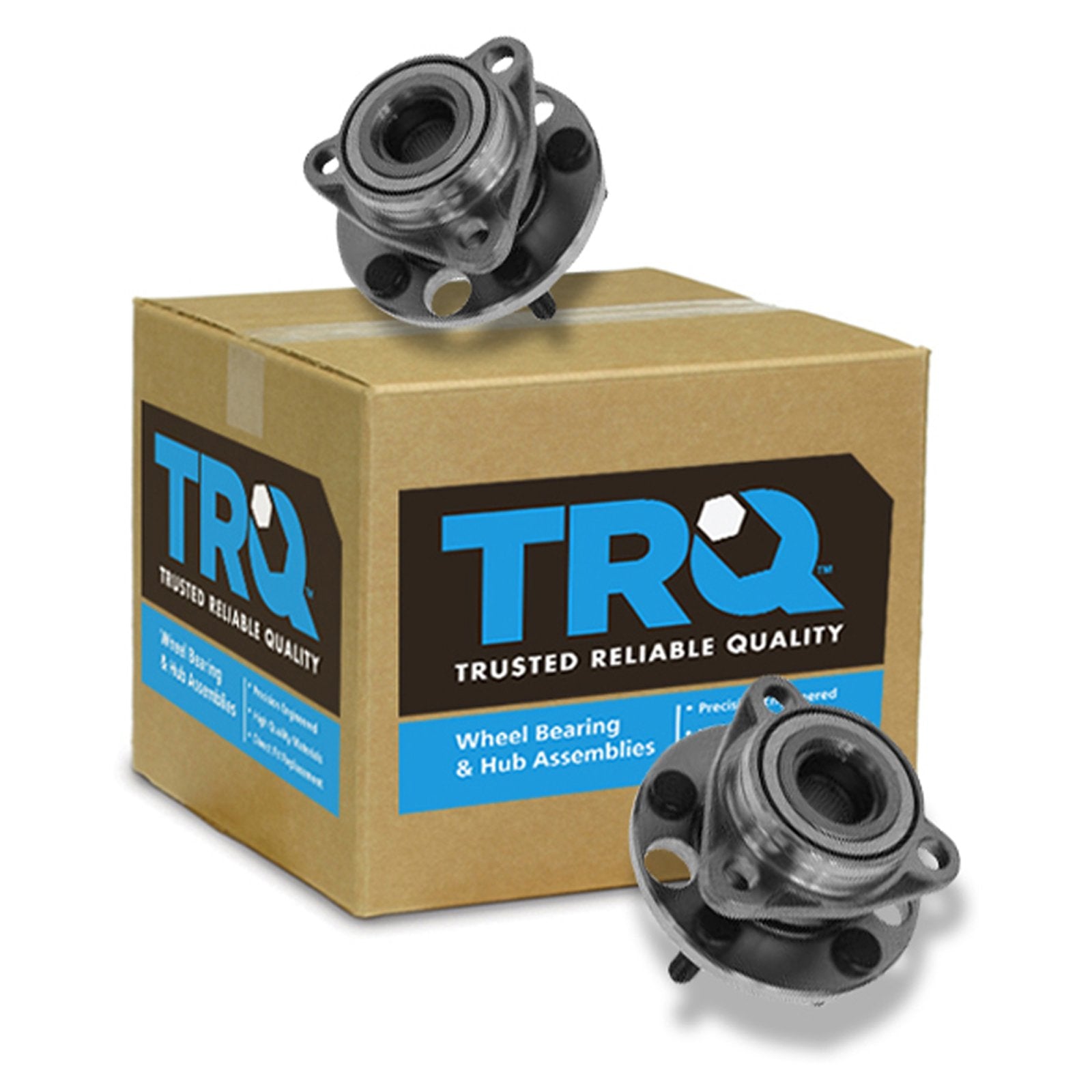 Trq Front Wheel Bearing Pair Set Of 2 Lh Left Driver Rh Right Passenger Replacement Compatible With Buick Cadillac Chevrolet Old