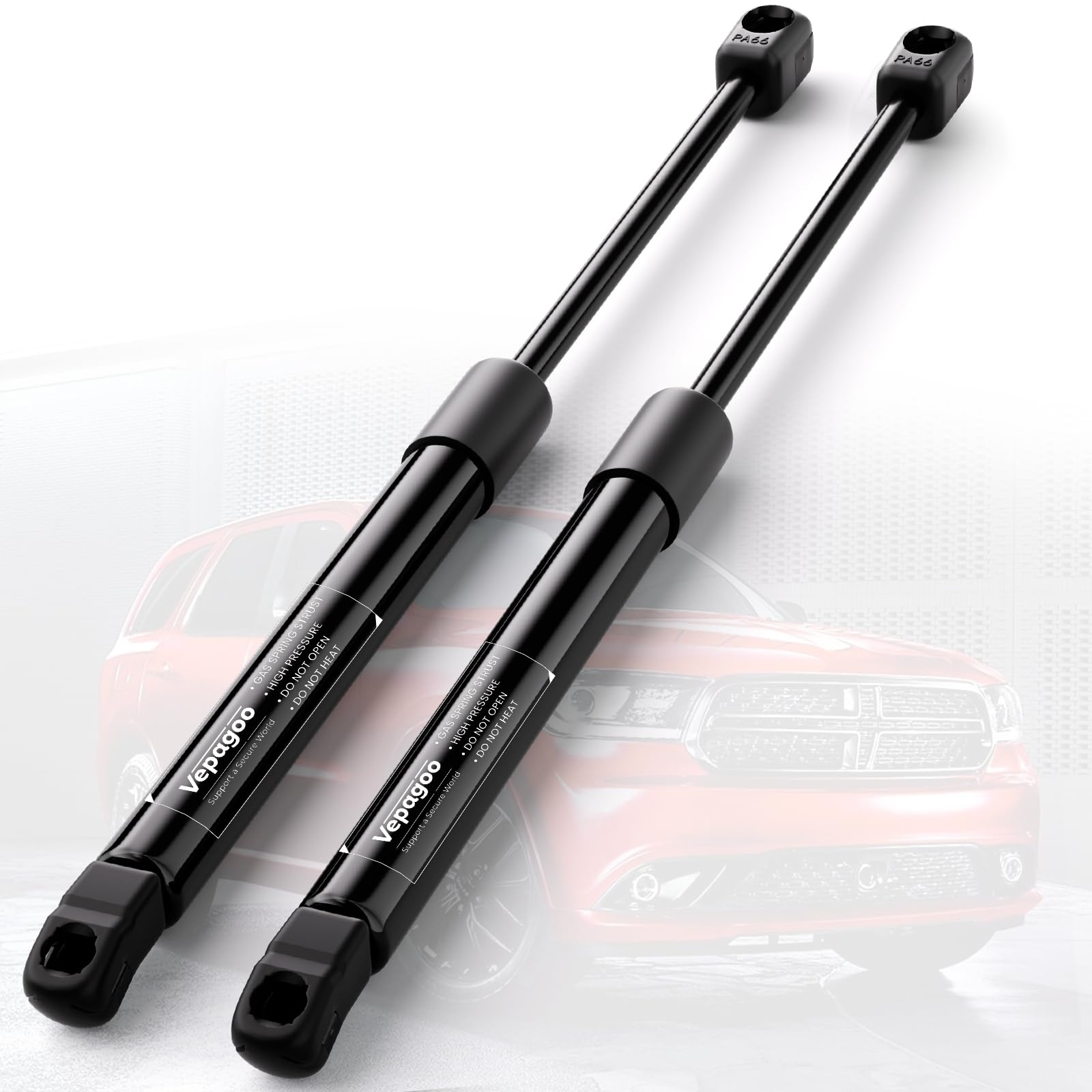Vepagoo Pm3017 Rear Hatch Lift Gate Struts For 2008-2020 Chrysler Town & Country, Dodge Grand Caravan, Ram C/V, Gas Shocks Hatch