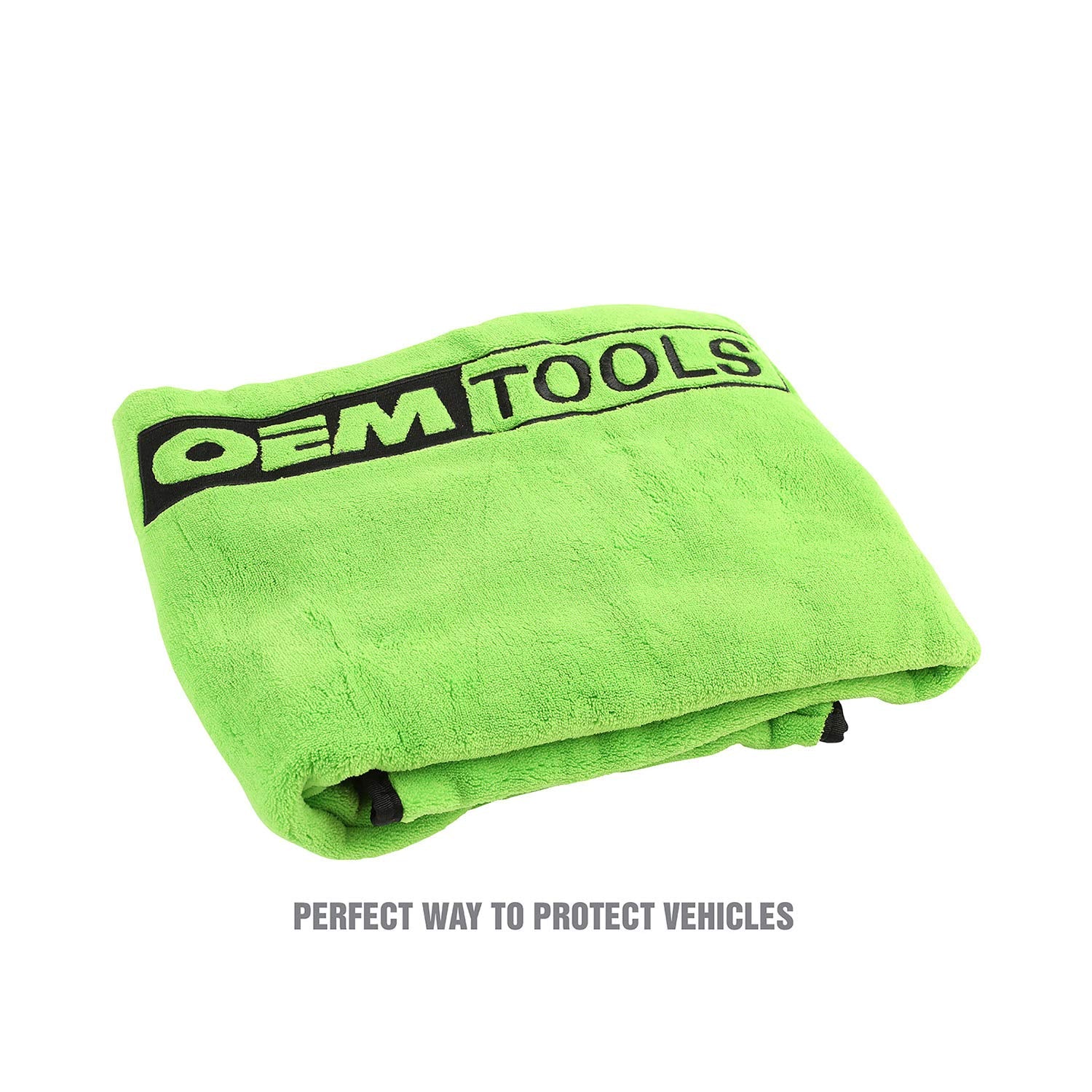 Oemtools 24899 Soft Fender Cover For Mechanics, Magnetic Fender Cover Protection For Car And Truck, 42 X24” Fender Protector, Hi-Vis Green, Removable Magnets