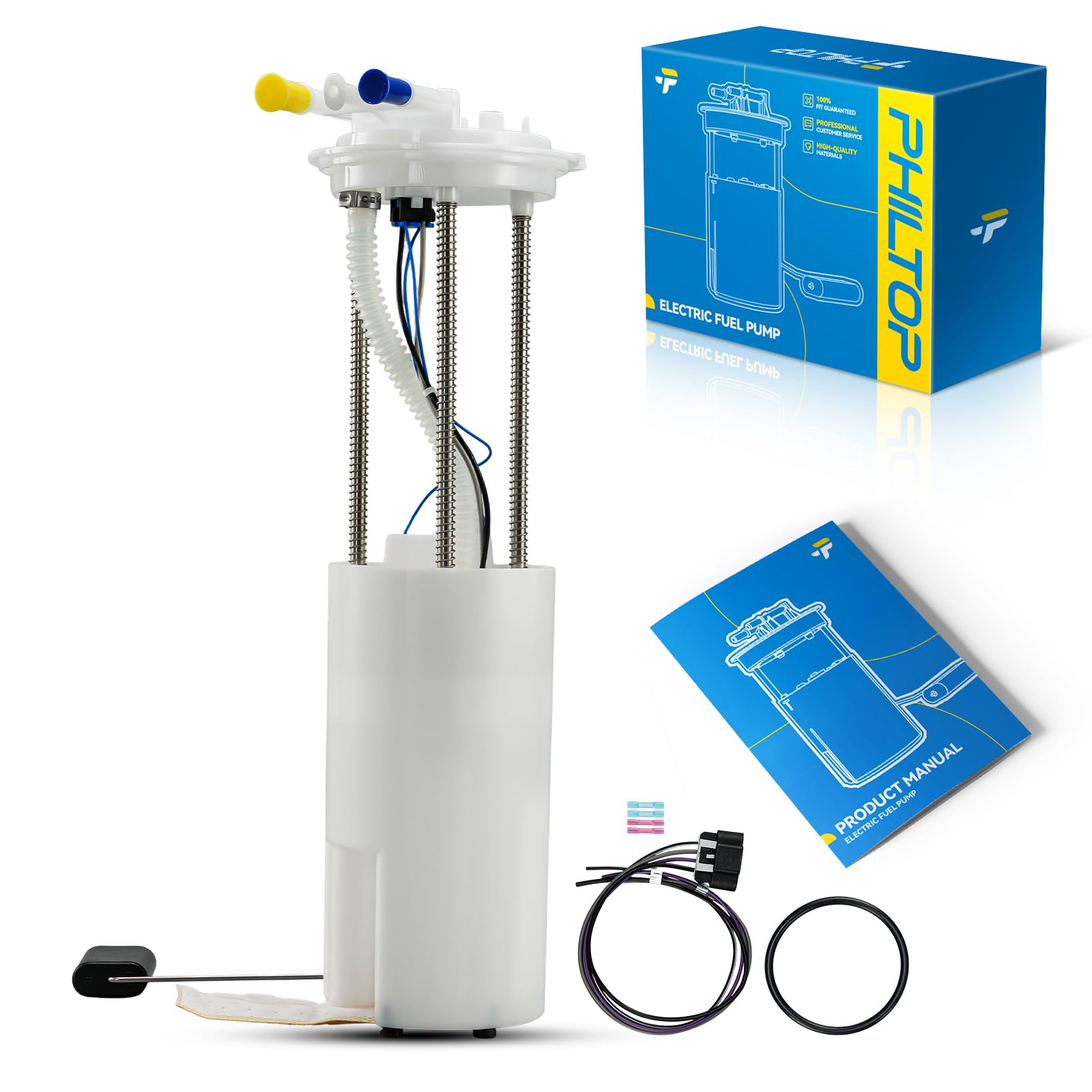 PHILTOP Electric Fuel Pump Assembly Fits for Chevrolet K2500 Suburban 1998-1999,Chevrolet C2500 Suburban1998-1999,V8 5.7L/7.4L, 