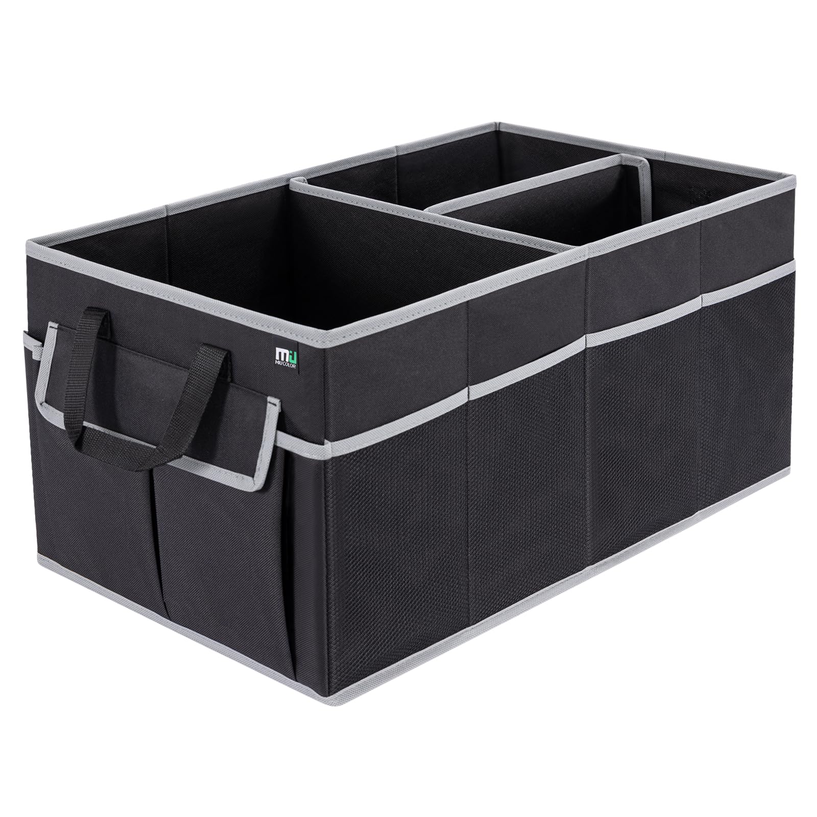 Miu Color Trunk Organizer For Suv (Black Gray, Standard)