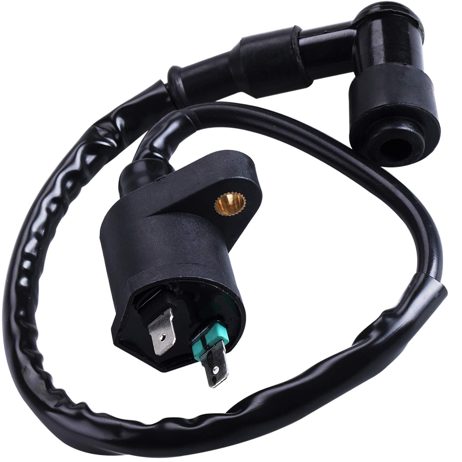 Cncmotok Ignition Coil 5-Pin Cdi Box Solenoid 4-Pin Relay Voltage Regulator Spark Plug Kit For 50Cc 70Cc 90Cc 110Cc 125Cc Atv Chinese Go Kart Dirt Bike Pit Bike Taotao Moped Scooter