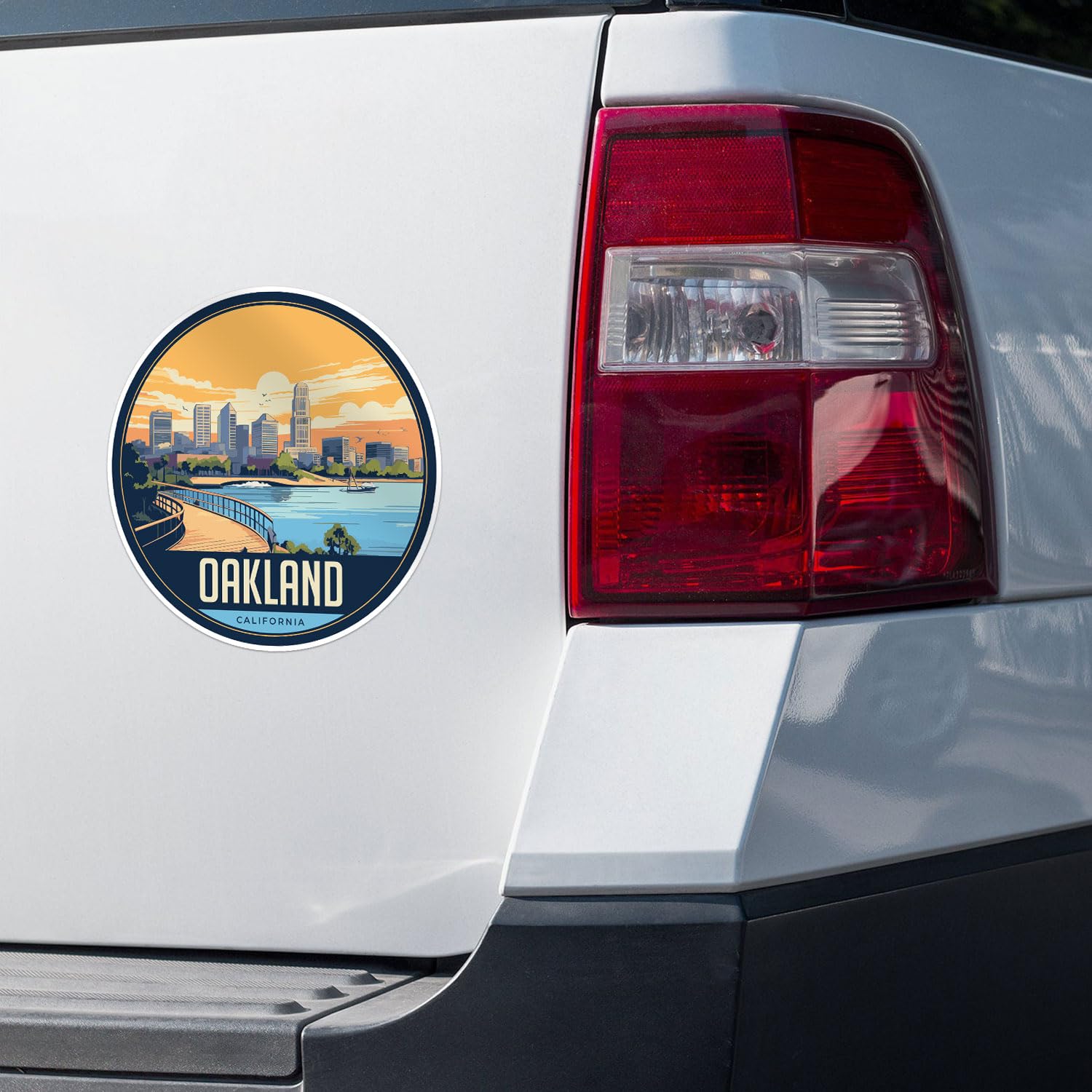Oakland City Sticker - Waterproof Vinyl Decal for Car Bumper, Laptop, Water Bottle, Wall, and Window, Size - 3'' Longer Side