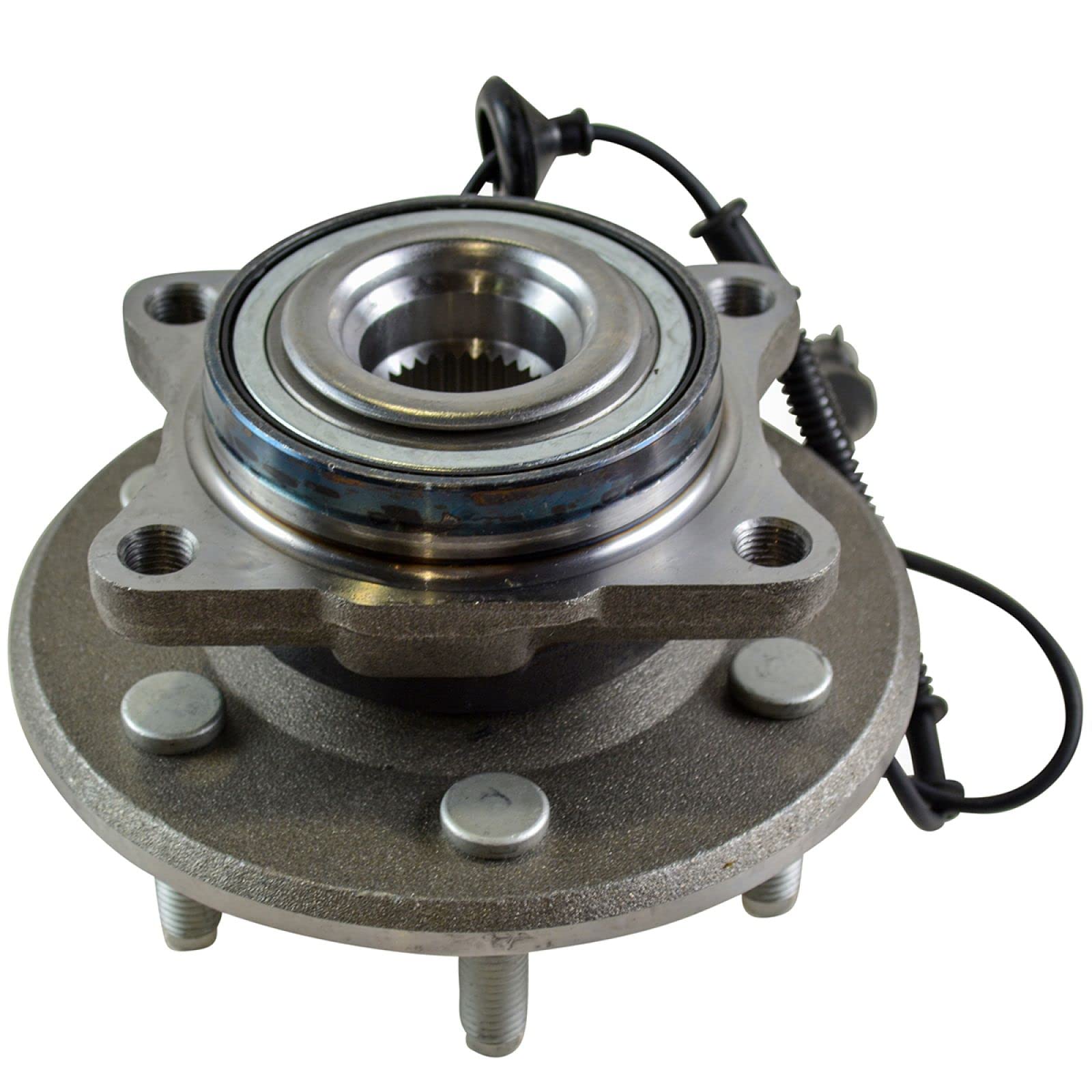 Trq Rear Wheel Bearing & Hub Assembly With Abs Sensor Compatible With 2003-2006 Ford Expedition Lincoln Navigator