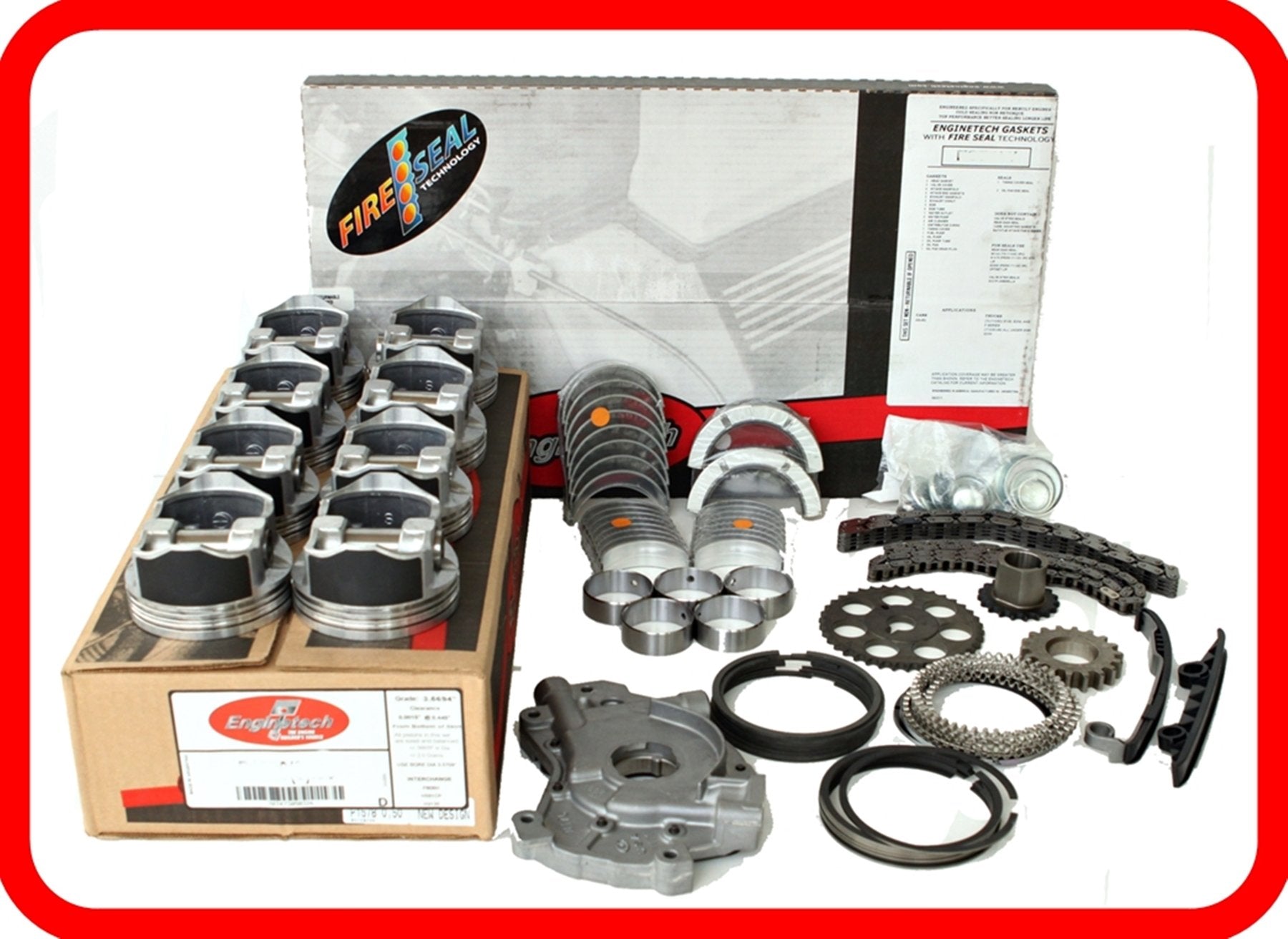 Engine Rebuild Overhaul Kit Fits: 2005-2006 Chevrolet Gmc 5.3L 5.3 5300 V8 Ls Vortec Vins'P,T,Z'