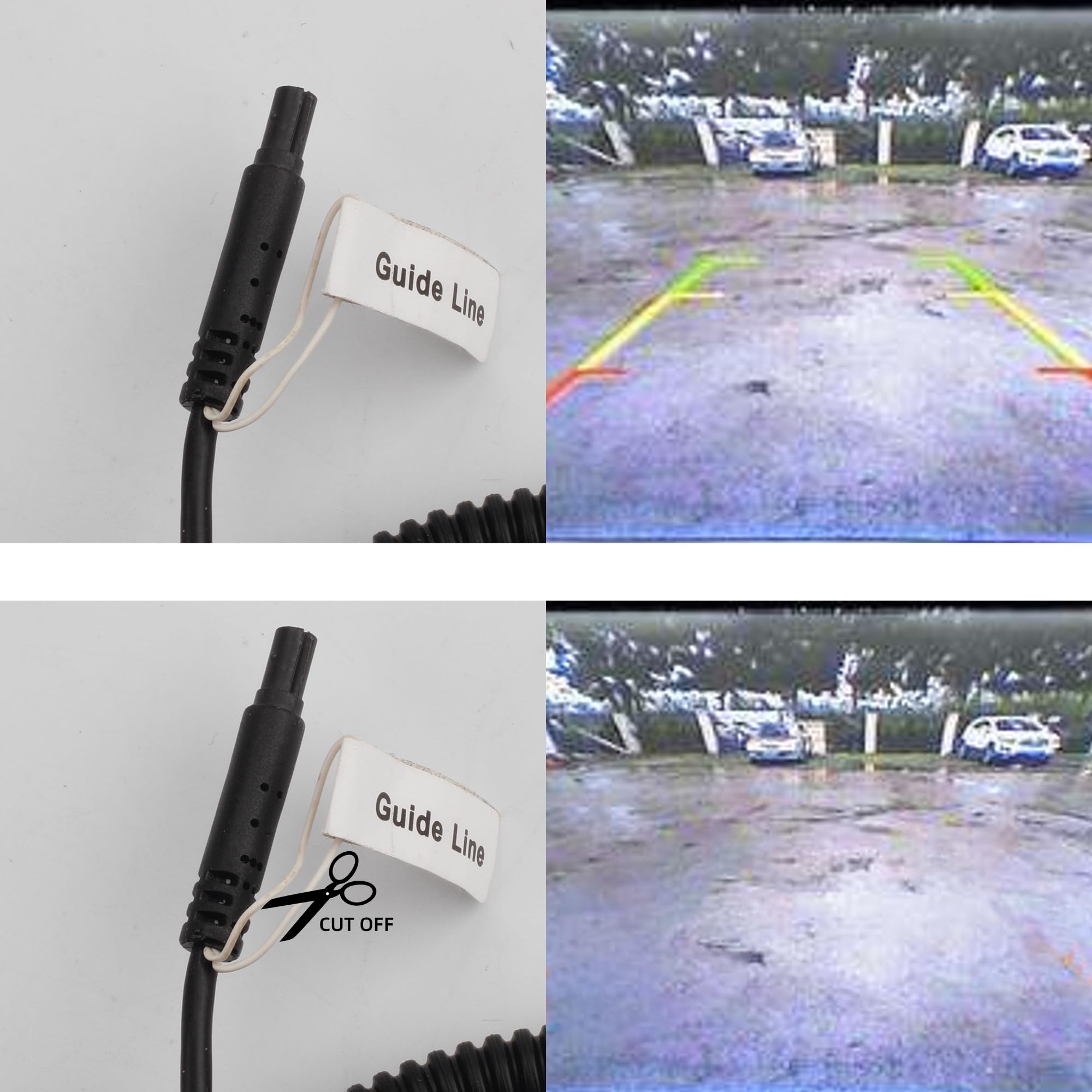 Dasbecan Tailgate Handle With Backup Rear View Camera Compatible With 2002-2008 Dodge Ram 1500 2500 3500 Reverse Camera Waterpro