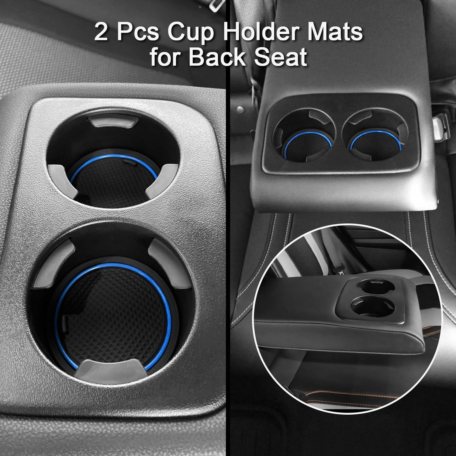 Mochent Cup Holder Insert For Subaru Crosstrek 2023 2022 2021 2020 2019 2018 And For Subaru Impreza 2017-2023 Center Console Mat