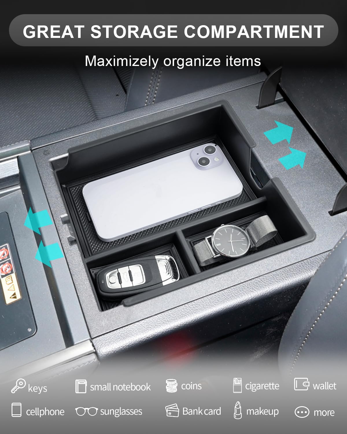 Cdefg Compatible With 2024 2025 Lexus Gx 550 Center Console Organizer 2024 Gx 550 Accessories Middle Console Organizer 2024 Gx 5