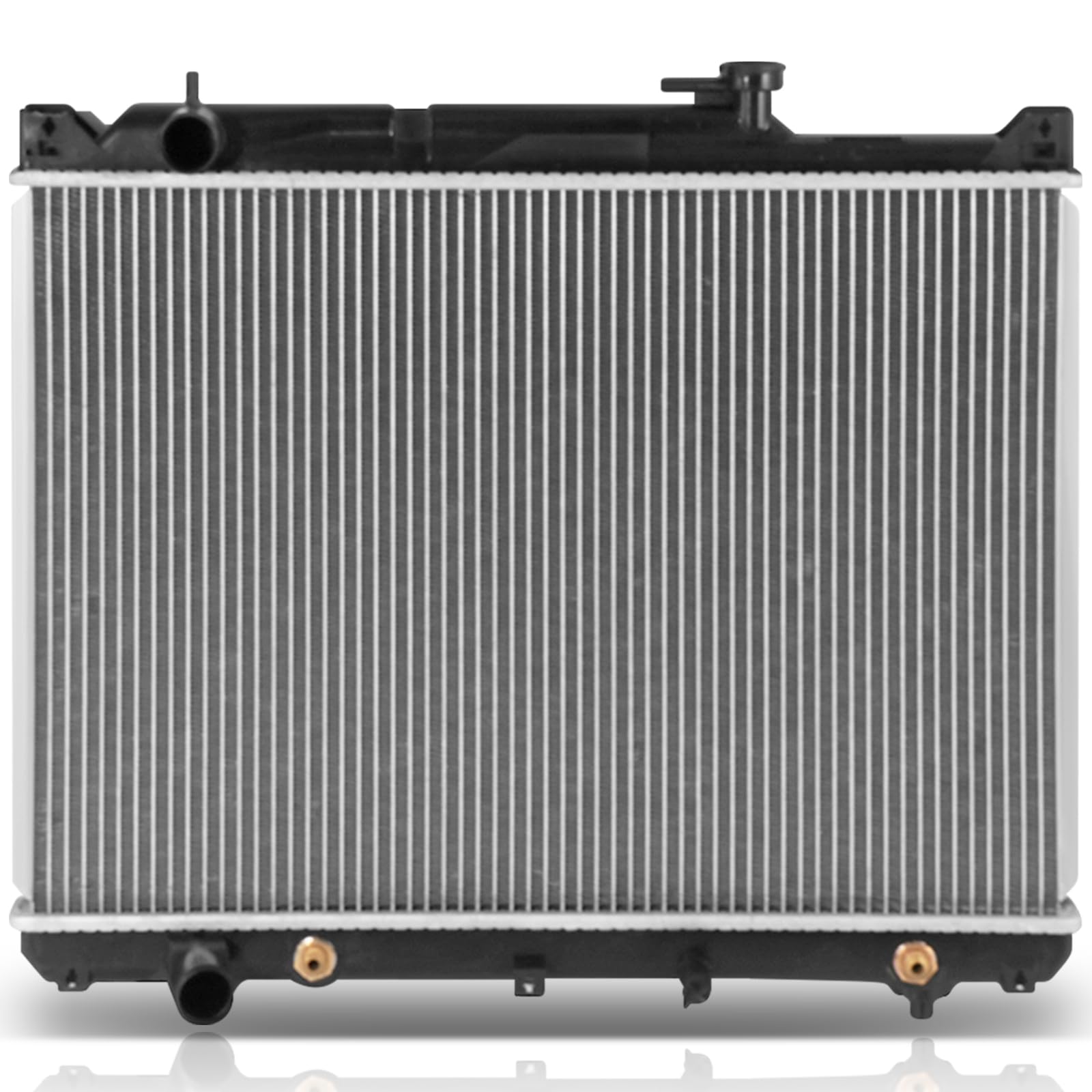 SCITOO Engine Coolant Aluminum Radiator Assembly for 2001-2005 for Suzuki for Grand Vitara 2.5L 2001 for Suzuki for Grand Vitara