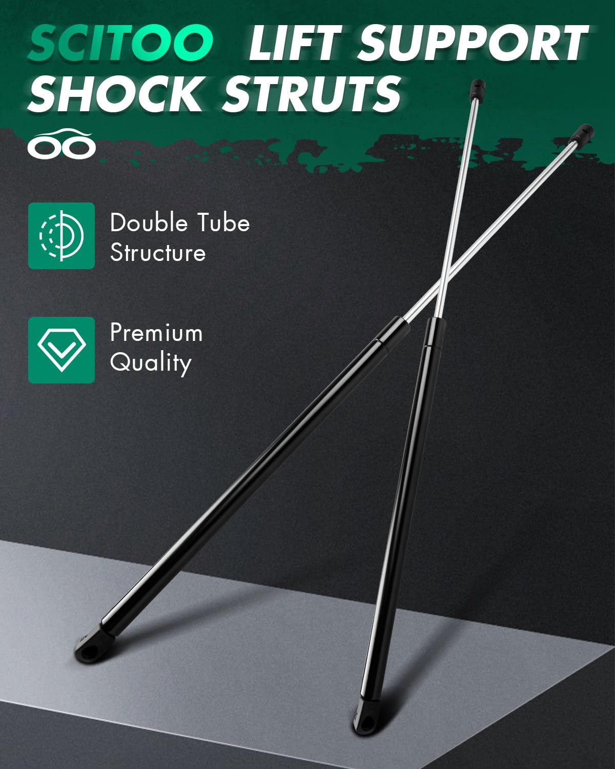 Scitoo Front Hood Lift Supports Struts Gas Springs Shocks Fit For Toyota Avalon 2013-2016,For Toyota Camry 2012-2016