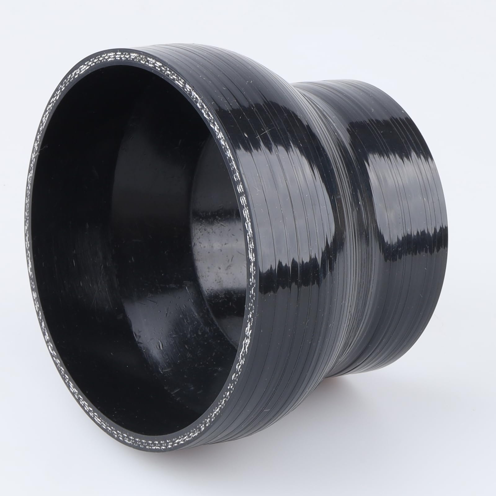 Ac Performance Id 4'' To 3'' (102Mm To 76Mm) Straight Reducer, Length 3'' (76Mm), 4-Ply Reinforced, Universal Automotive Pure Si