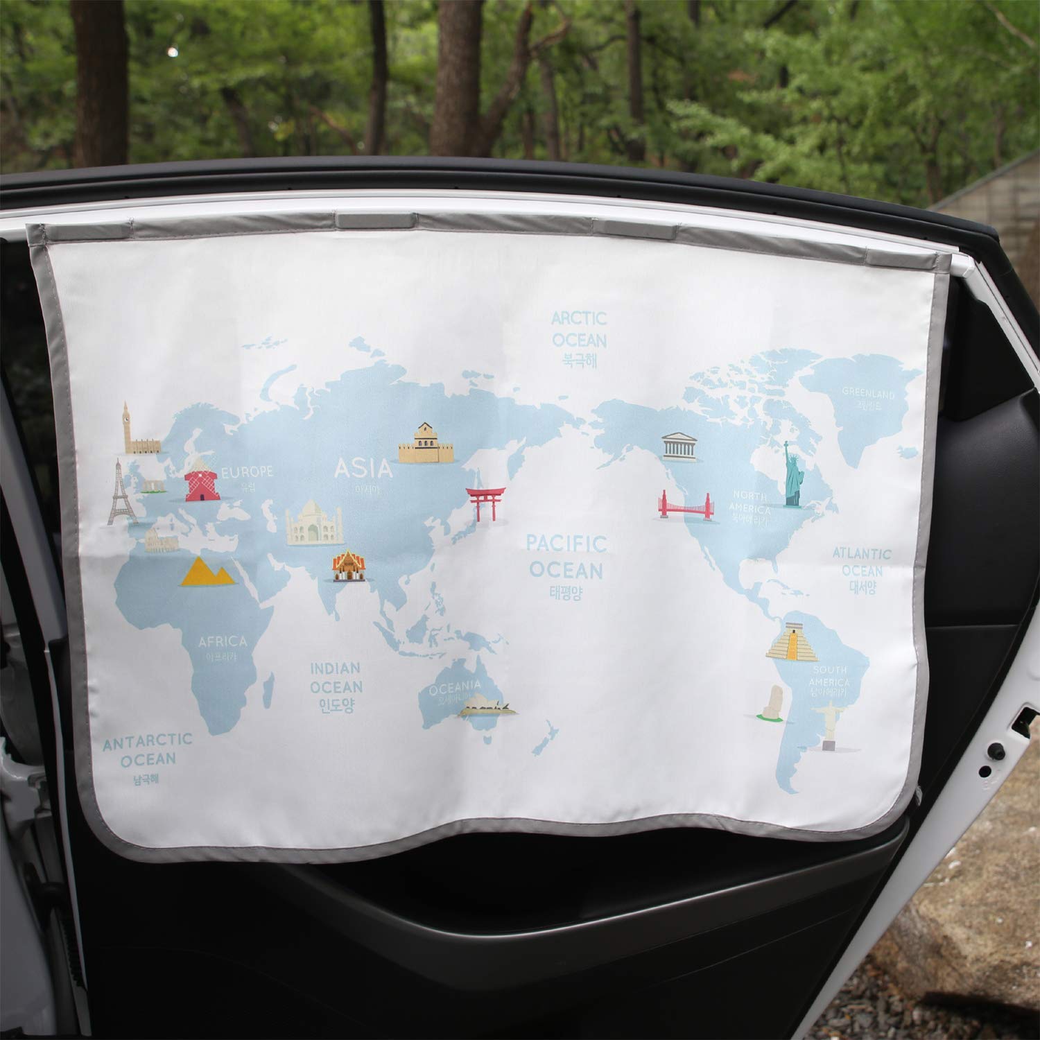 Magnetic Car Sun Shade Curtain For Side Window Baby Kids Children Sunshade Protector Protects From Sun Glare Heat Blocks Uv Rays