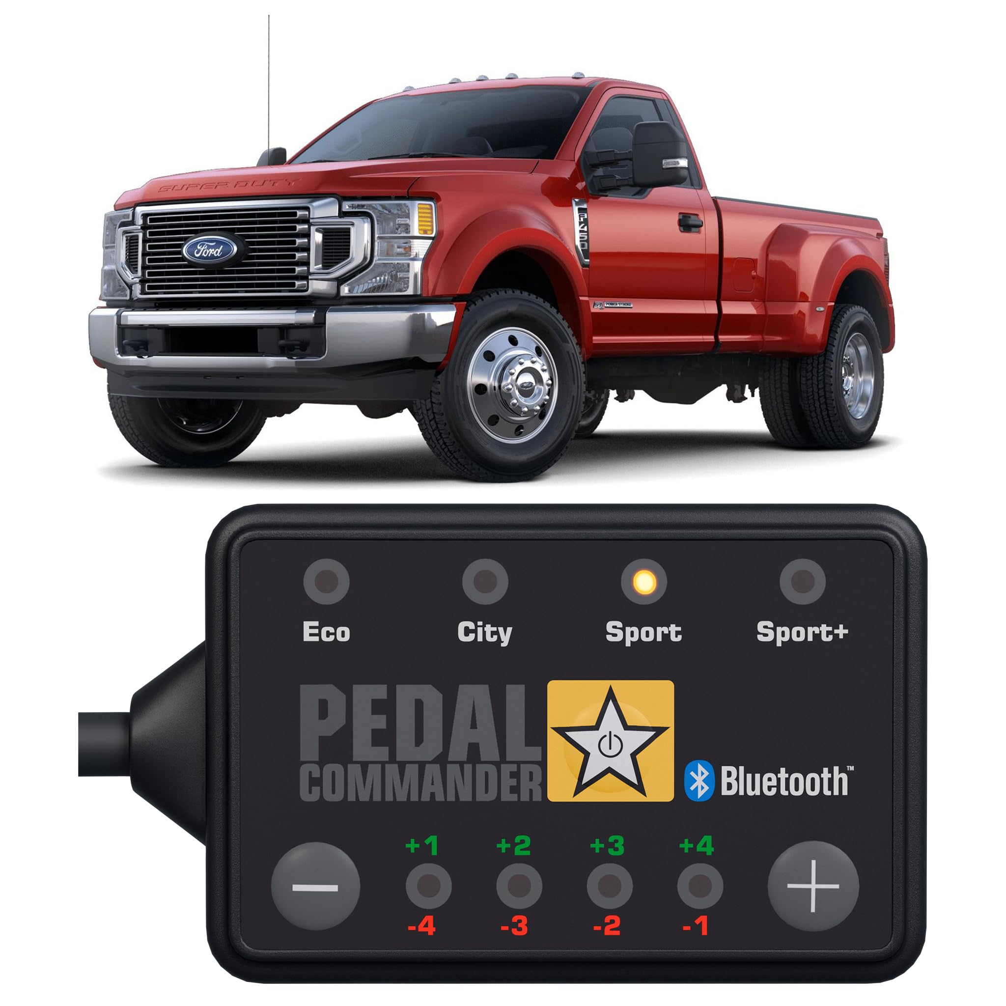 Pedal Commander For Ford F450 2011-2025 Throttle Response Controller - Fits 3Rd/4Th Gen, Xl, Xlt, King Ranch, Lariat, Limited, P