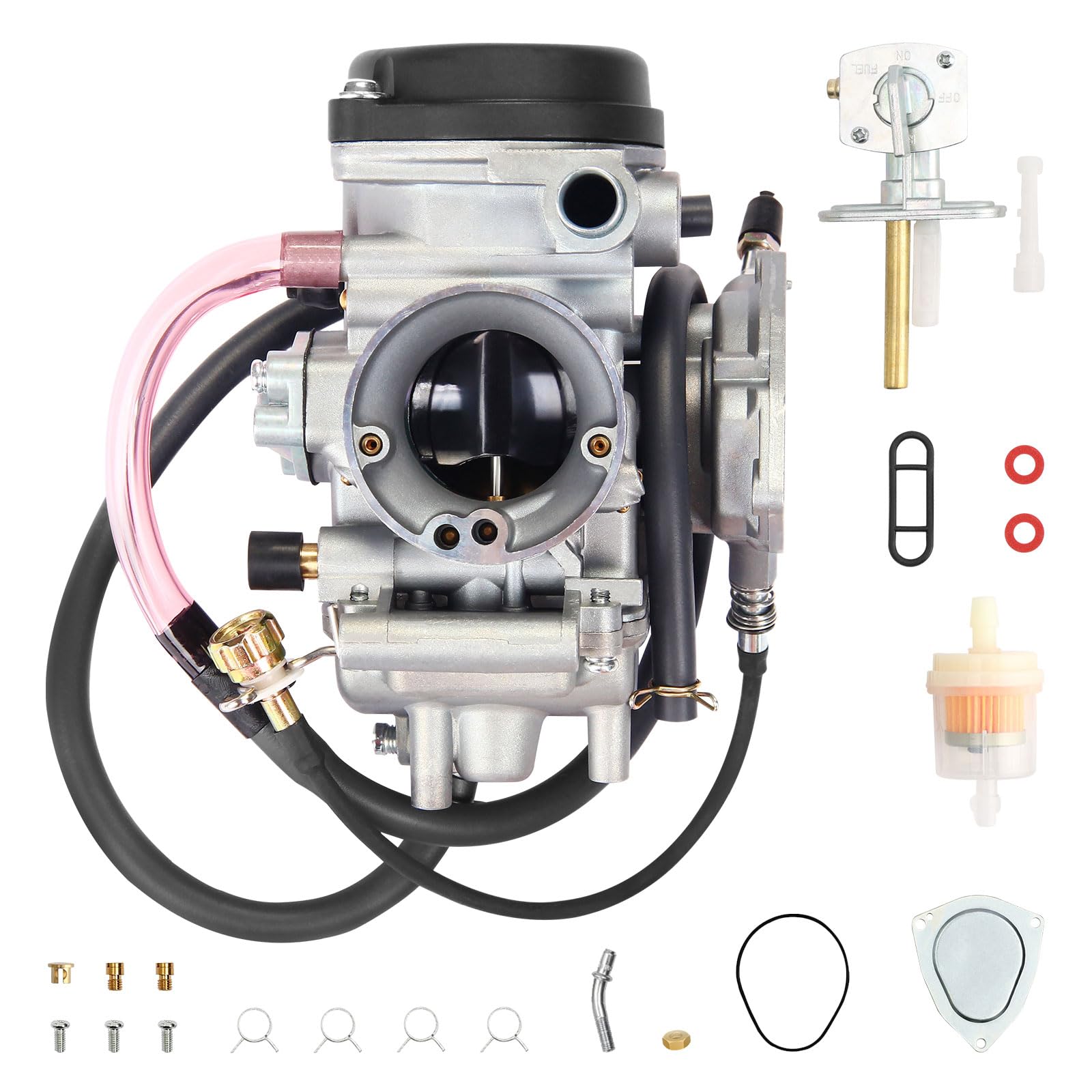 Carburetor Fits Yamaha 2000-2006 Kodiak 400 Yfm400 & Big Bear 400 & Bruin 350,2007-2012 Grizzly 350 Grizzly 450,2006-2009 Wolver