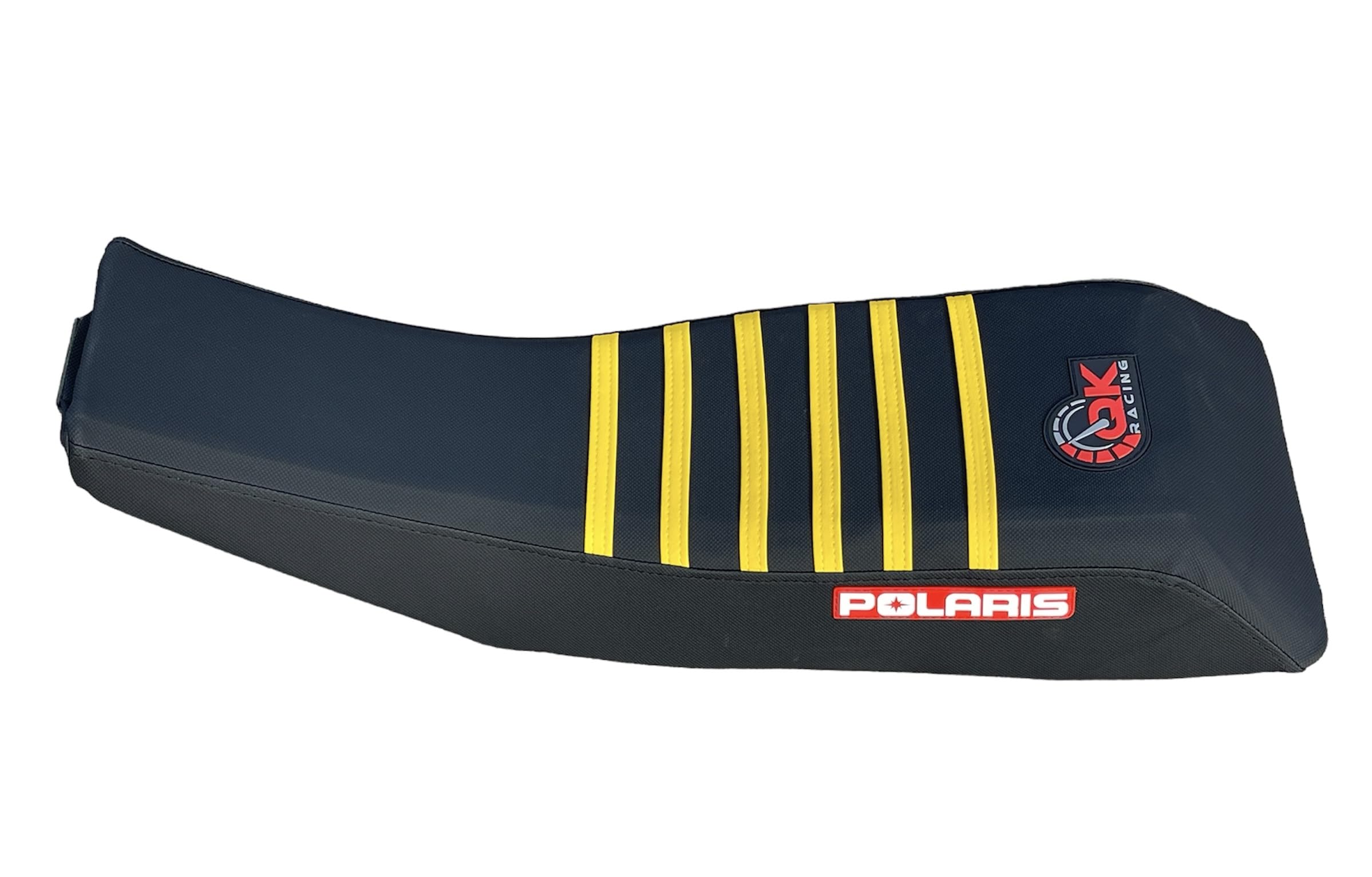 QK RACING Polaris Scrambler Trailblazer Sport 250 400 500 Seat Cover 1995-2003 Black/Yellow