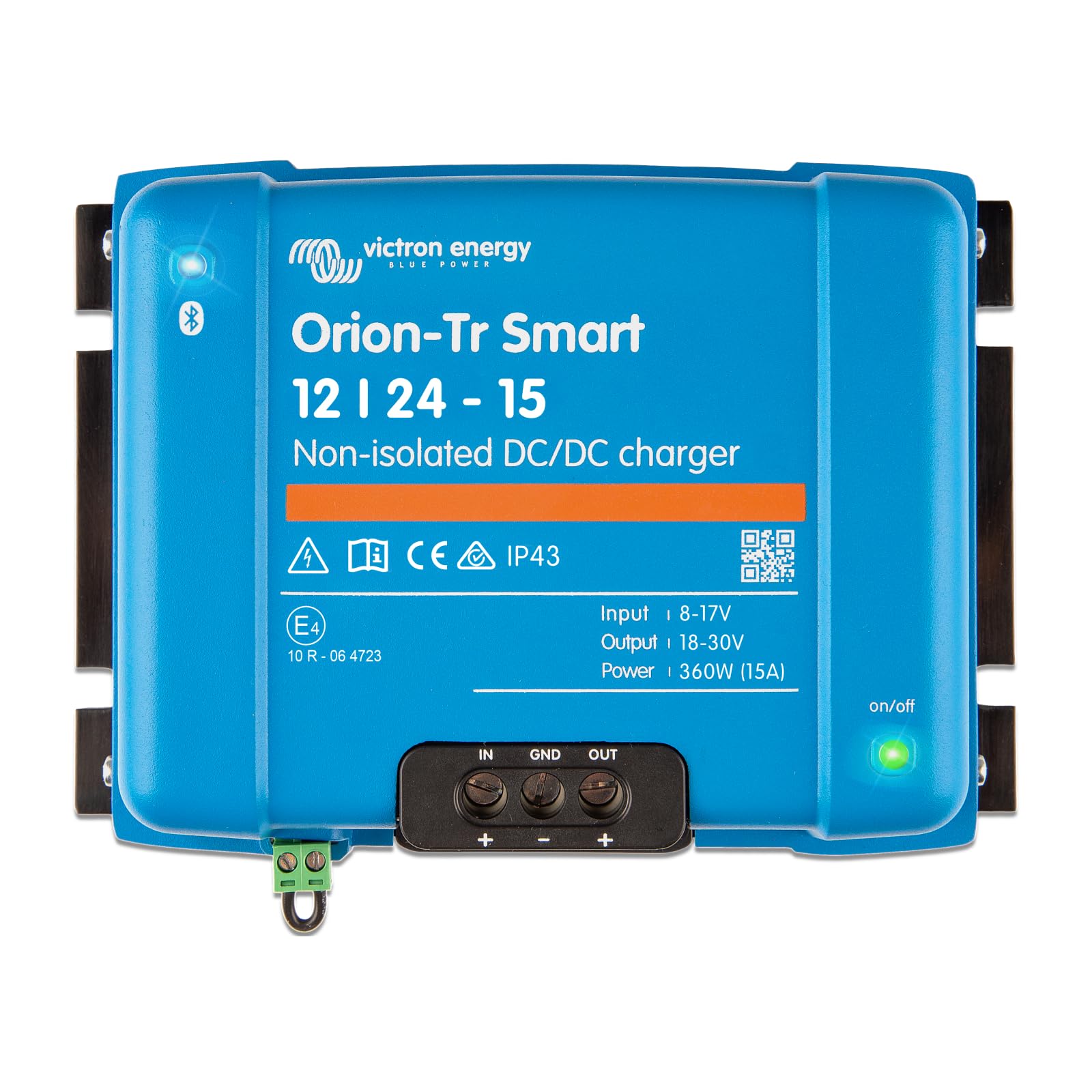 Victron Energy Orion-Tr Smart Dc To Dc Charger (Bluetooth) - 12/24-Volt 15 Amp 360-Watt - Battery Charger For Dual Battery Systems - Non-Isolated