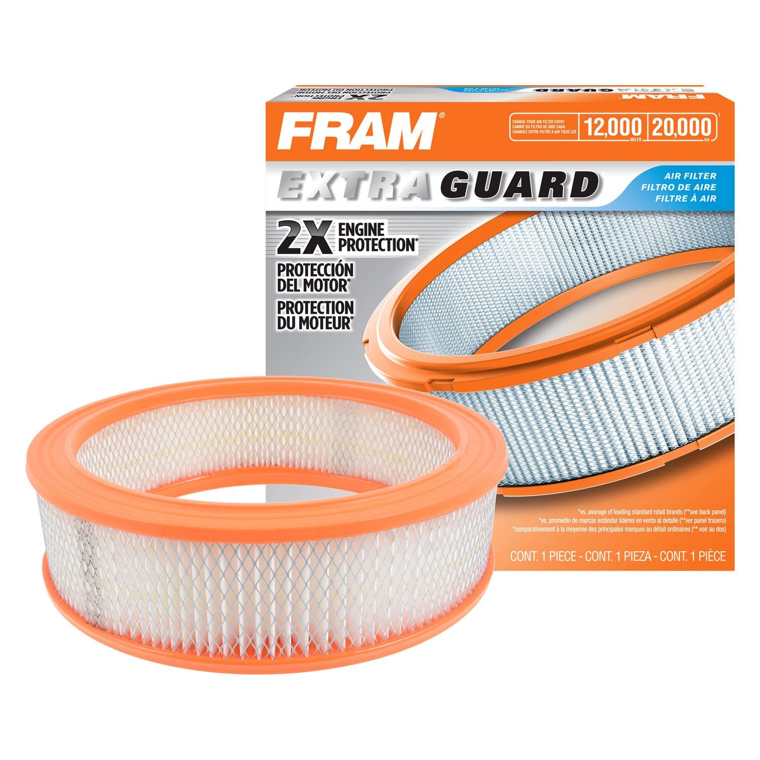 Fram Extra Guard Ca326 Replacement Engine Air Filter For Select Pontiac Oldsmobile, Gmc, Chevrolet, Cadillac, Buick And Avanti M