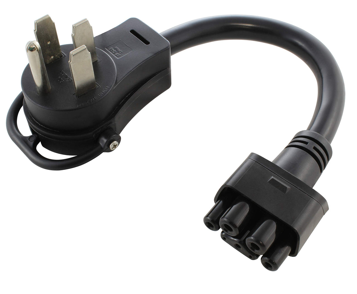 Ac Works Ev Charging Adapter For Tesla Use (14-50P 4-Prong Gen2 Pigtail-32Amp)