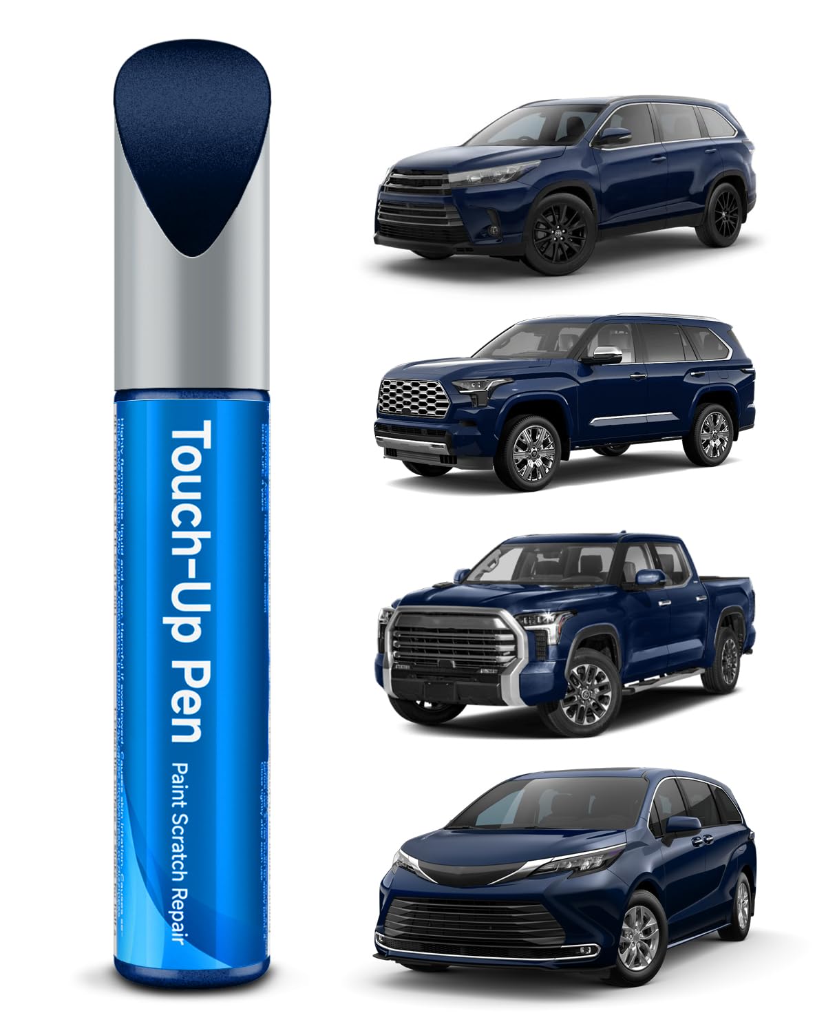 8Q4 Reservoir Blue Touch Up Paint Compatible with Toyota Exact Match Touch Up Paint Car Scratch Repair