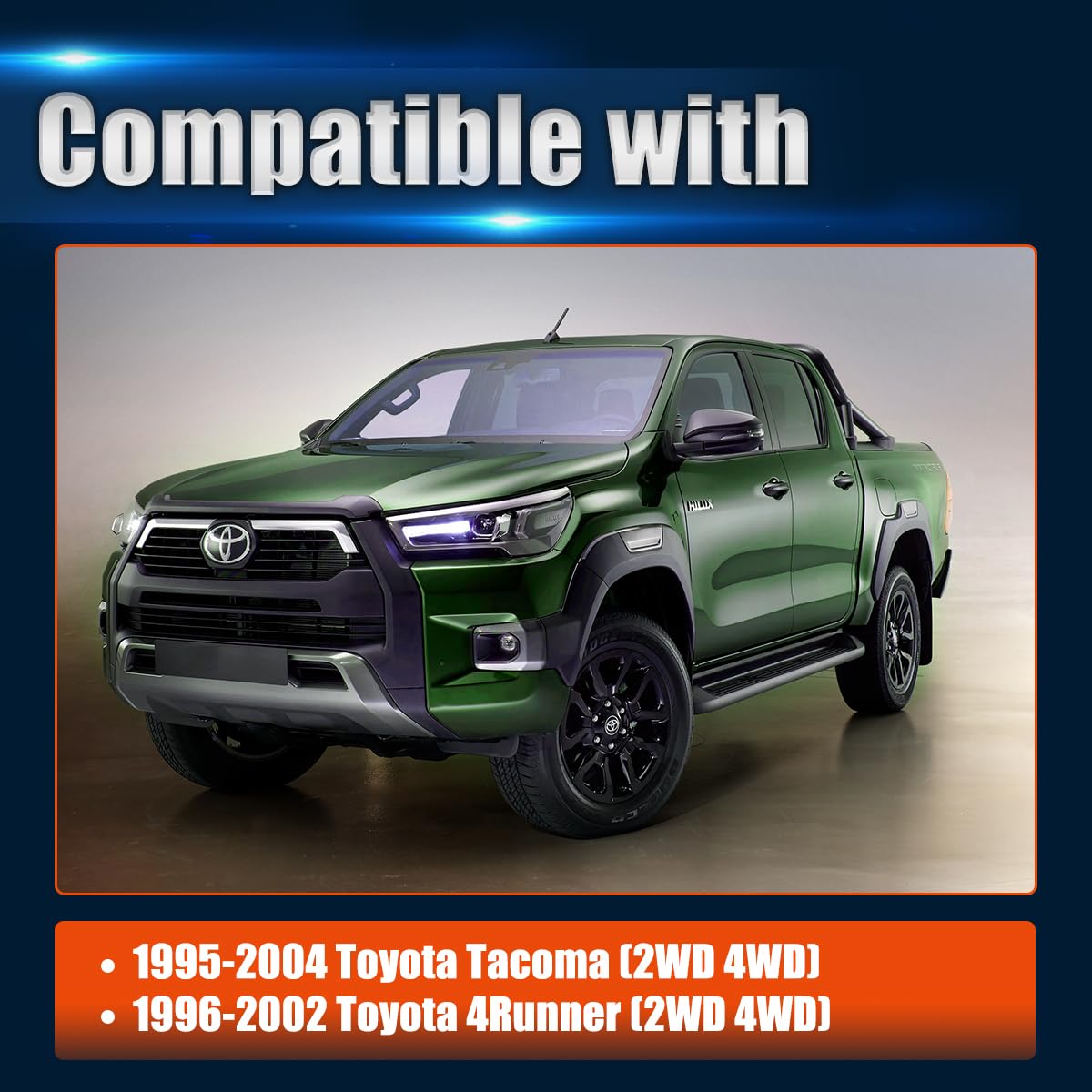 GAsupply 2.5 Front Leveling Lift Kits, Compatible with 1995-2004 Toyota Tacoma 4 Runner, 2.5 Inch Raise Strut Suspension Space