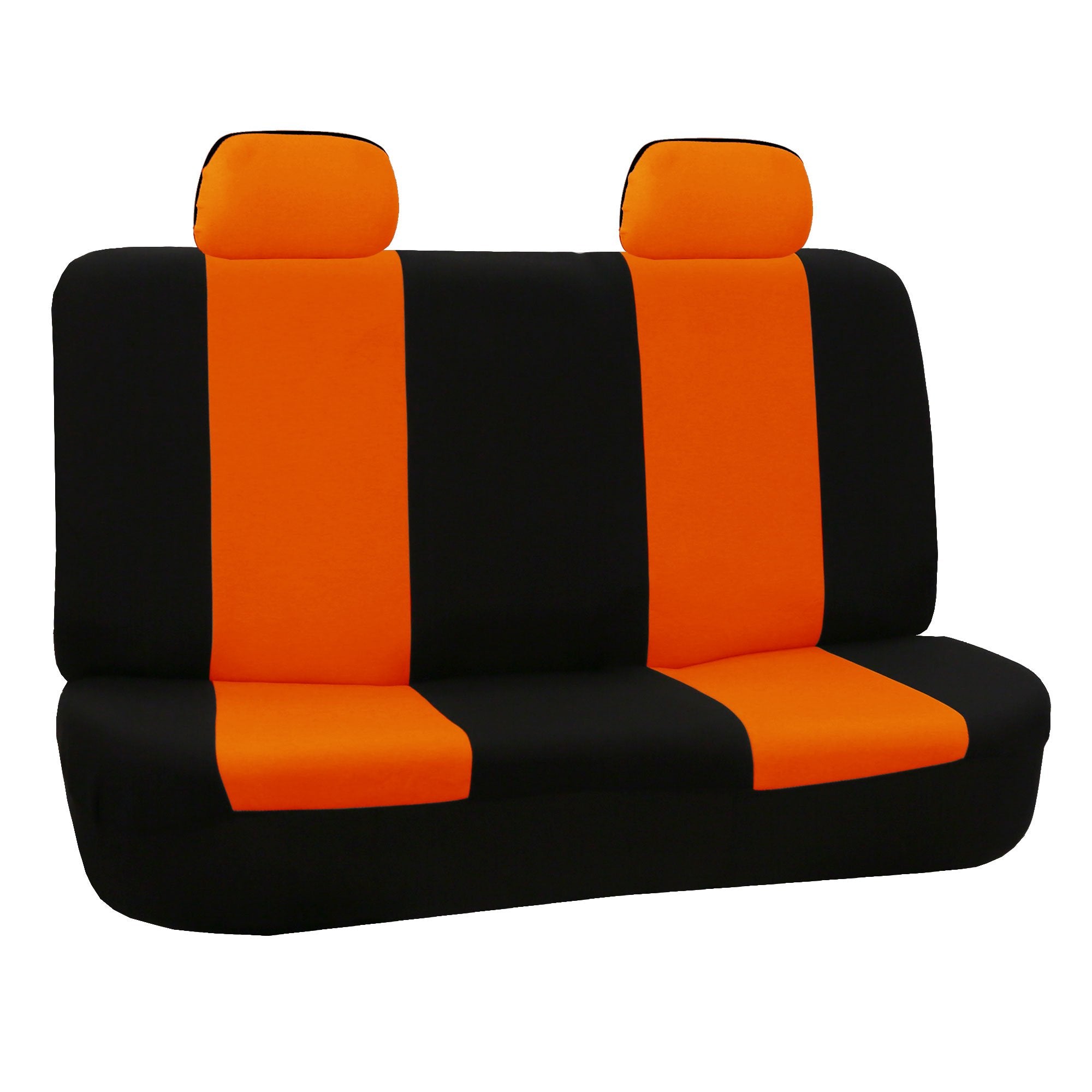 Fh Group Car Seat Cover Rear Seat Cover For Back Seat Cloth - Universal Fit For Cars With Solid Bench, Orange Car Seat Protector