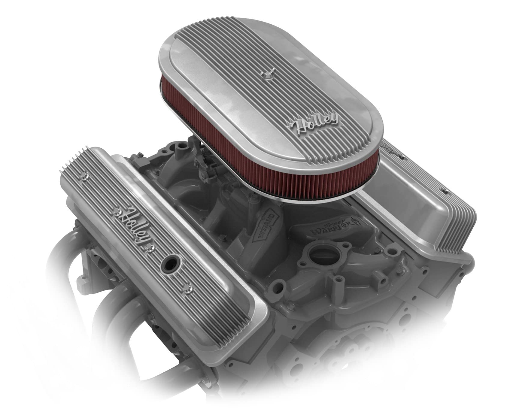 Holley 120-400: Oval Air Cleaner, Finned