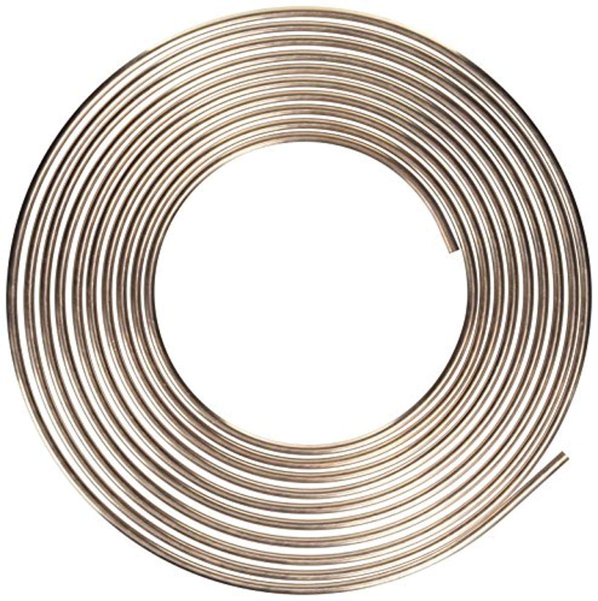 Ags Nickel/Copper Brake Line Tubing Coil, 1/4 X 25' (Cnc-425)