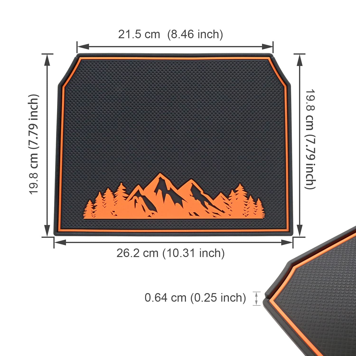 Mochent Dash Mat For Subaru Crosstrek Accessories 2012-2017, Forester 2014-2018, Impreza Xv 2012-2016 Interior Non-Slip Dashboar