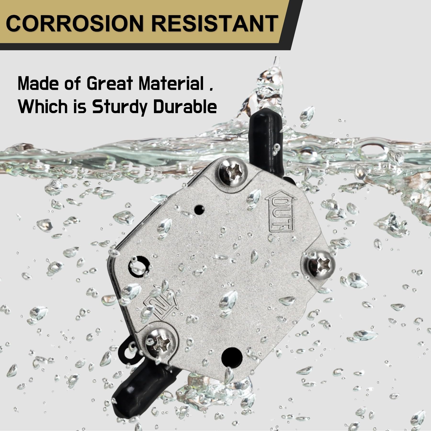 Jlm Marine 6E52441010 Fuel Pump For Yamaha 2 Stroke 115 130 140 150 175 200 225 250 300 Hp Outboard Models 6E5-24410-02 18-7349