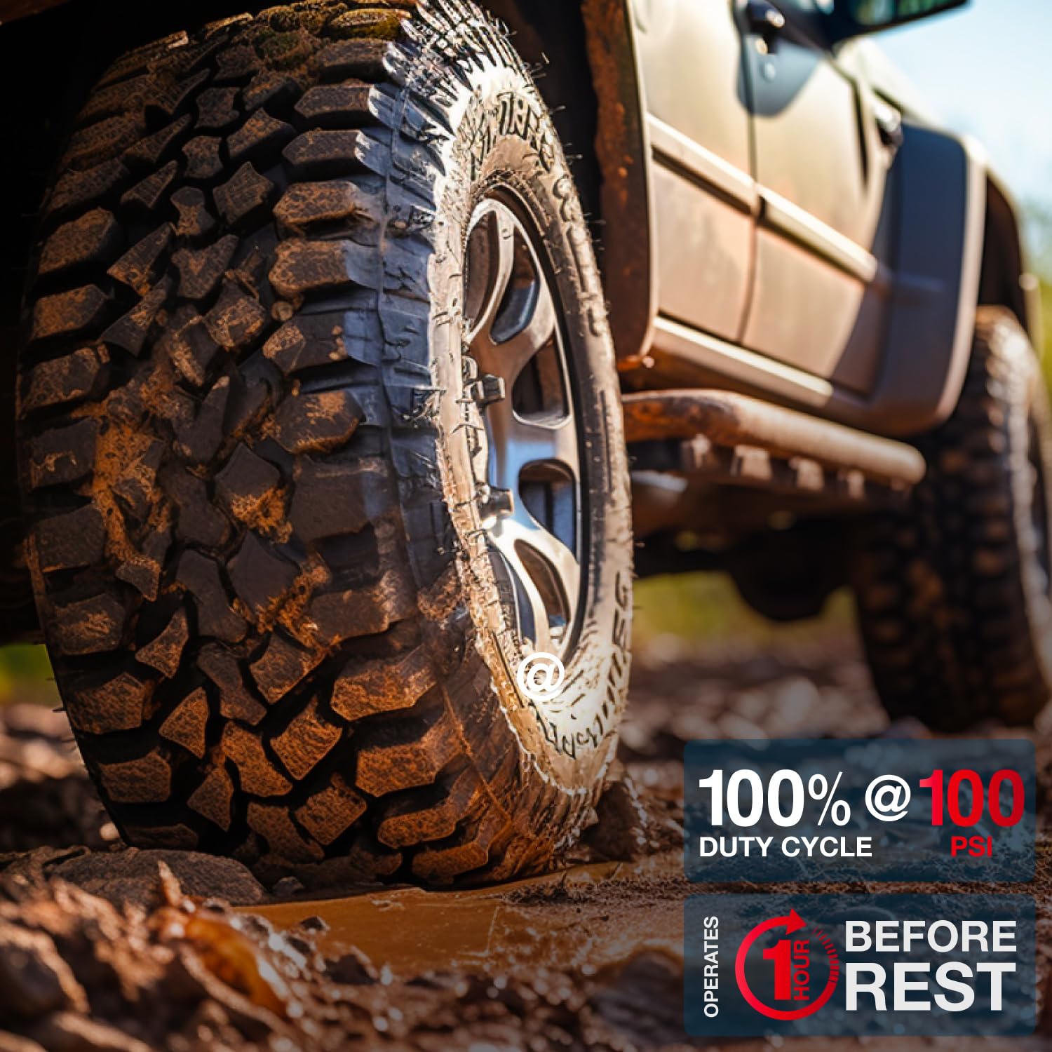 Viair 450P/45043 Automatic Portable Compressor, Tire Inflator Kit, Air Compressor For Truck, Jeep, Suv, And Car Tires, Portable