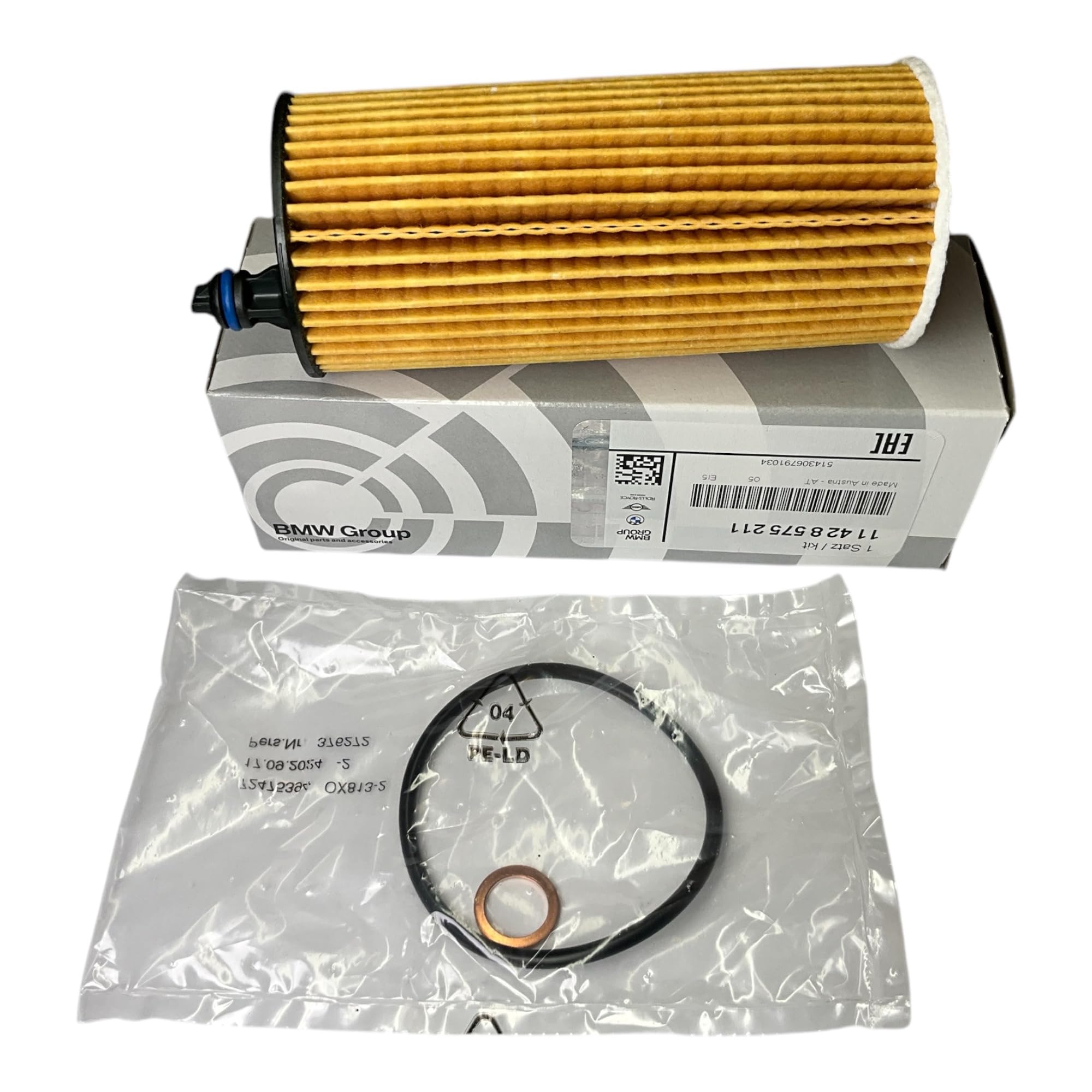 Bmw 11428575211 Set Oil Filter Element
