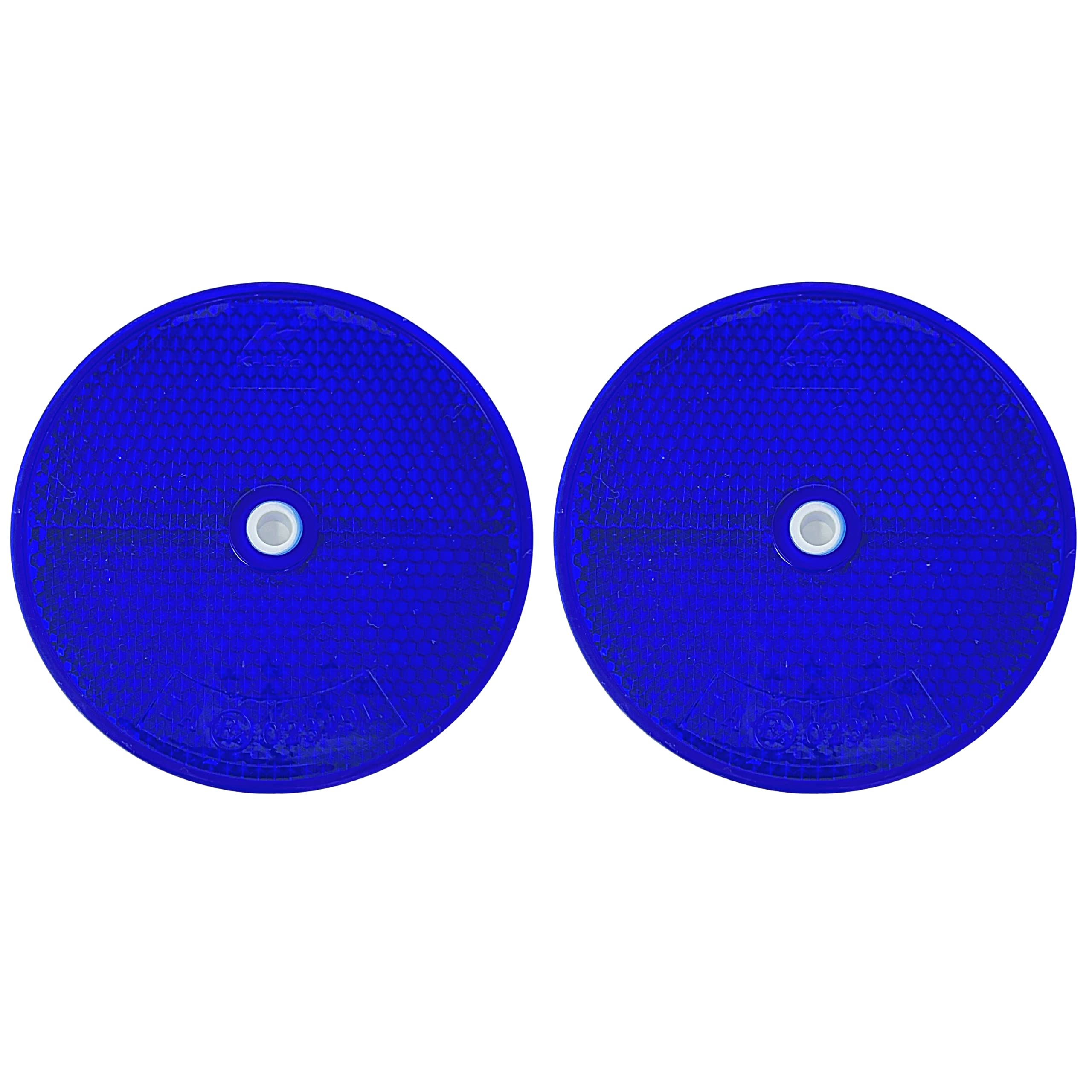 [All Star Truck Parts] Class A 3-3/16'' Round Reflector With Center Mounting Hole Trailers, Trucks, Automobiles, Mail Boxes, Boa