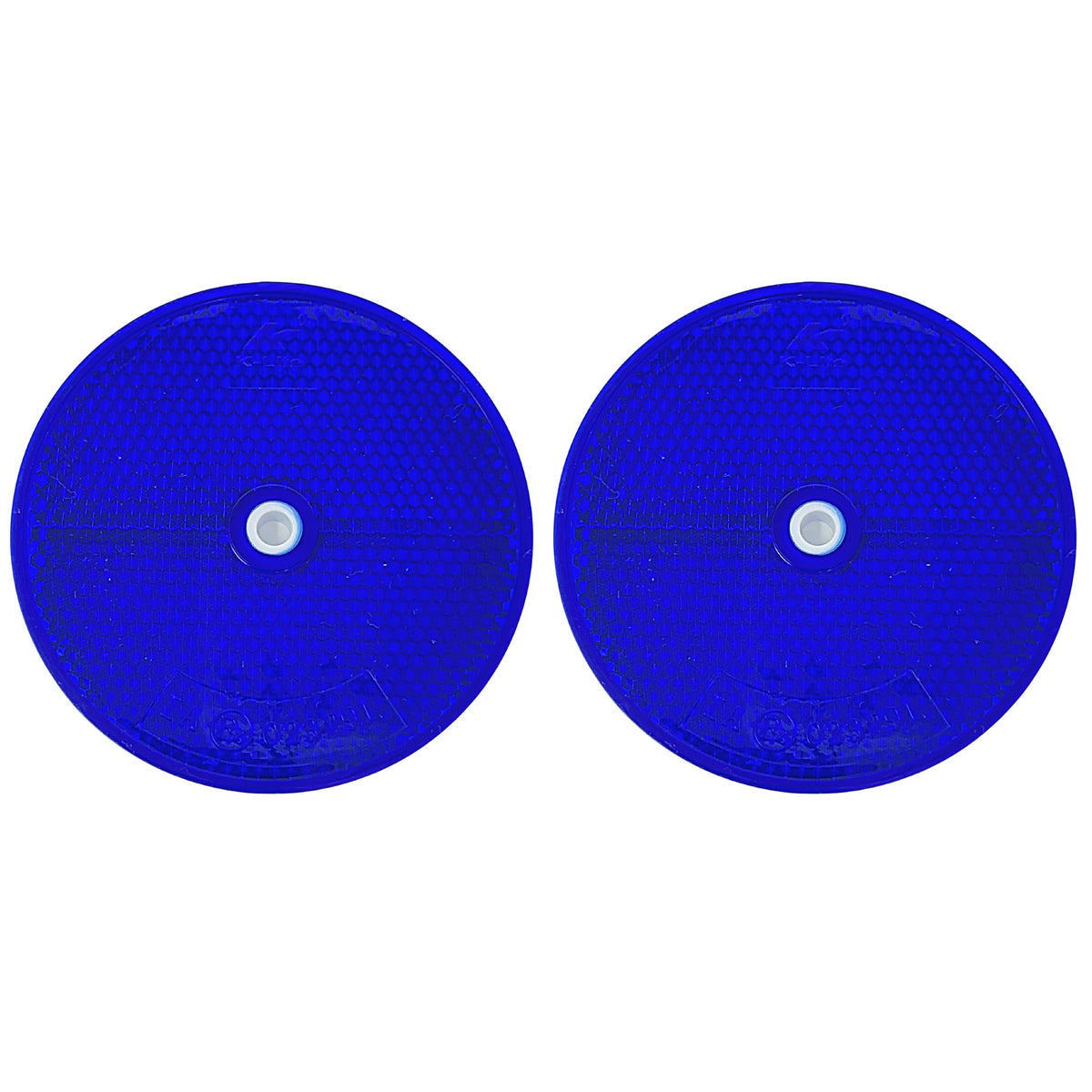 [All Star Truck Parts] Class A 3-3/16'' Round Reflector With Center Mounting Hole Trailers, Trucks, Automobiles, Mail Boxes, Boa