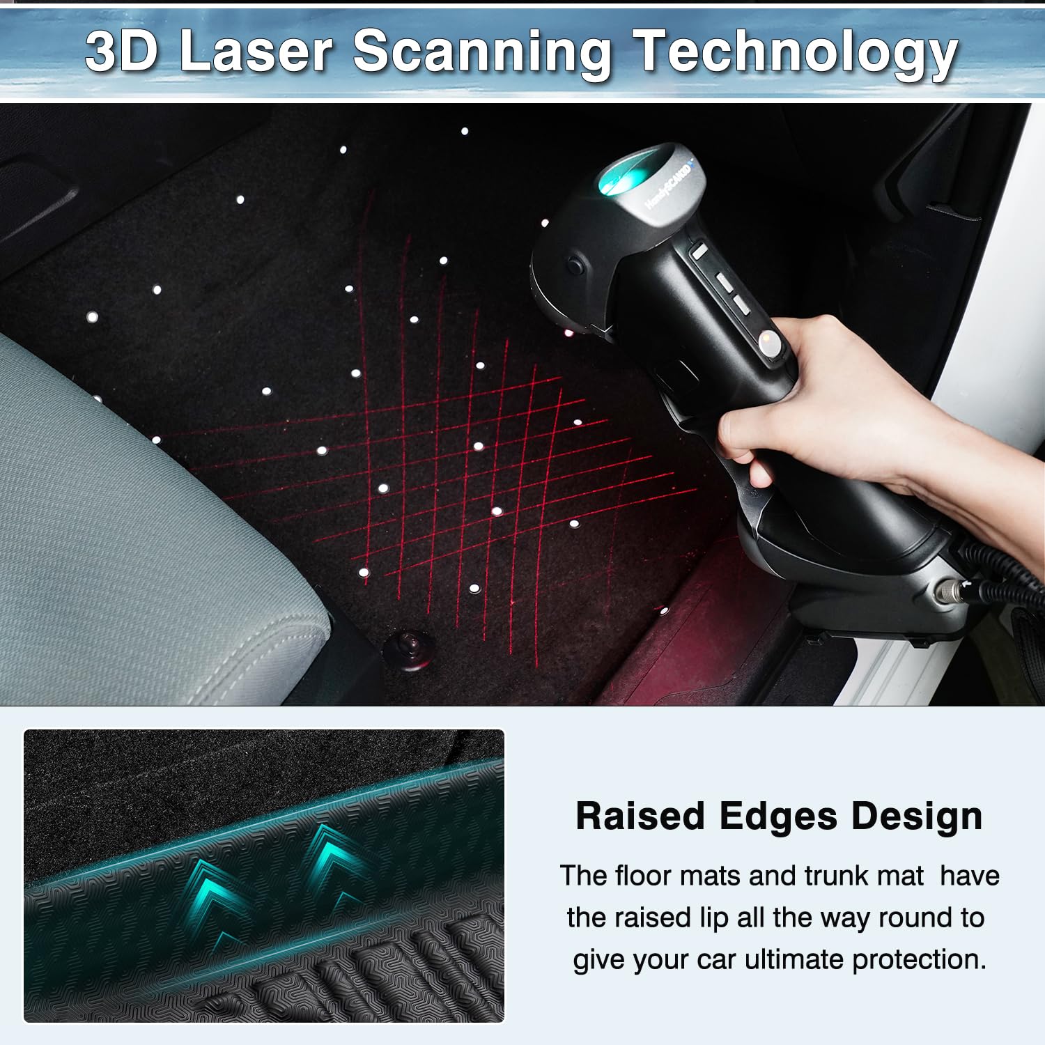 Mixsuper Floor Mats for 2024 2025 2026 Tesla Model 3 Highland, All Weather Floor Liners Custom Fit Waterproof Anti-Slip Durable