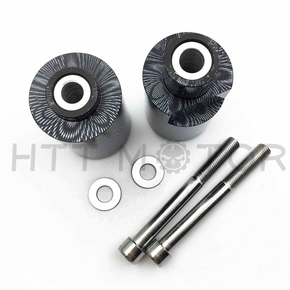 Httmt Mt219-007-Cn Motorcycle No Cut Frame Slider Crash Protector Compatible With 2004 2005 Suzuki Gsxr 600 750 Carbon (Left & Right Sides) (B00Kz8F9G2)