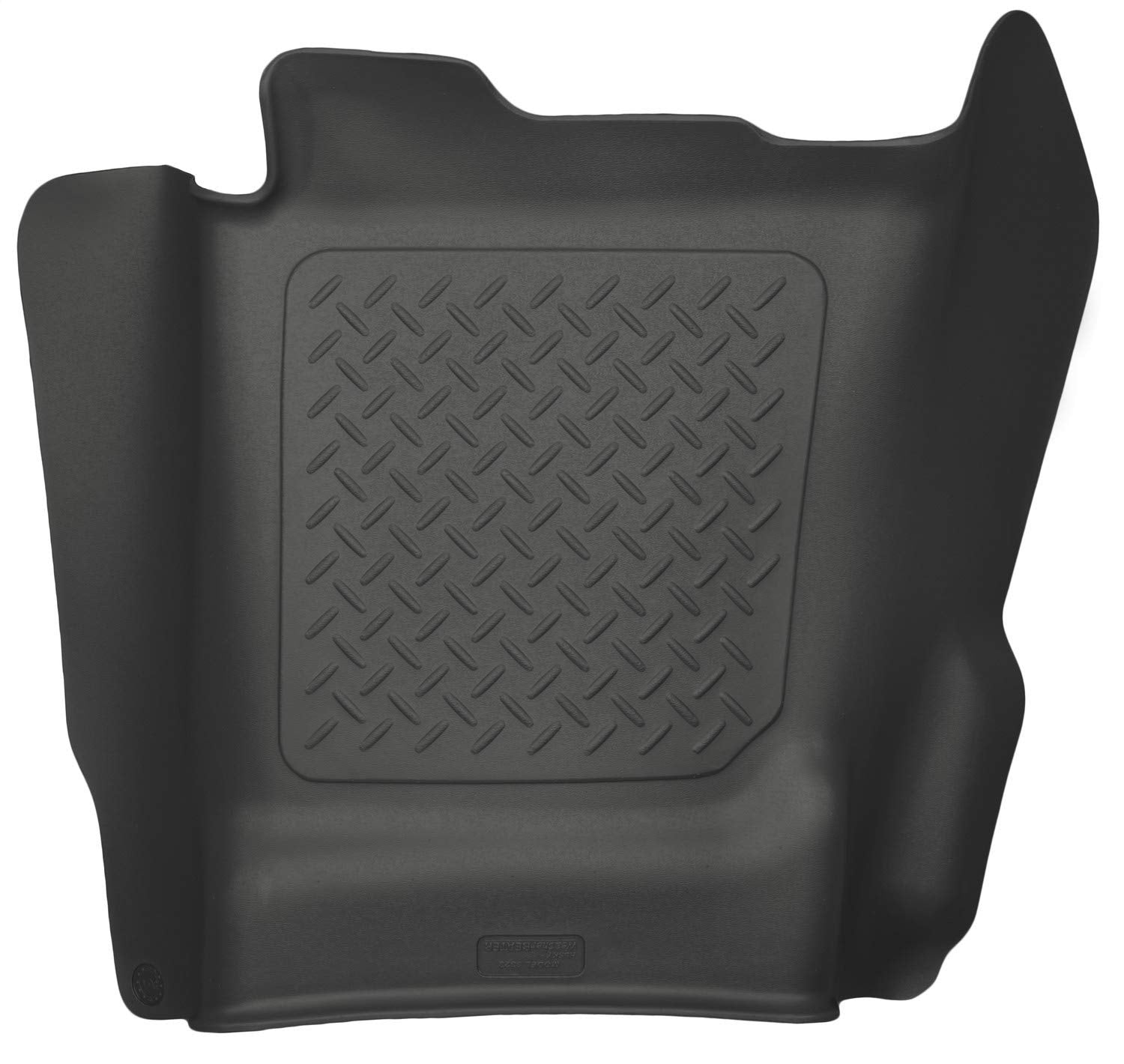 Husky Liners Weatherbeater Floor Mats | Fits 2014-2019 Chevrolet Silverado & Gmc Sierra 1500 (2019 Ld Only); 2015-2019 Silverado/Sierra 2500/3500 Double Cab/Crew Cab | Center Hump, 1-Pc Black - 83231
