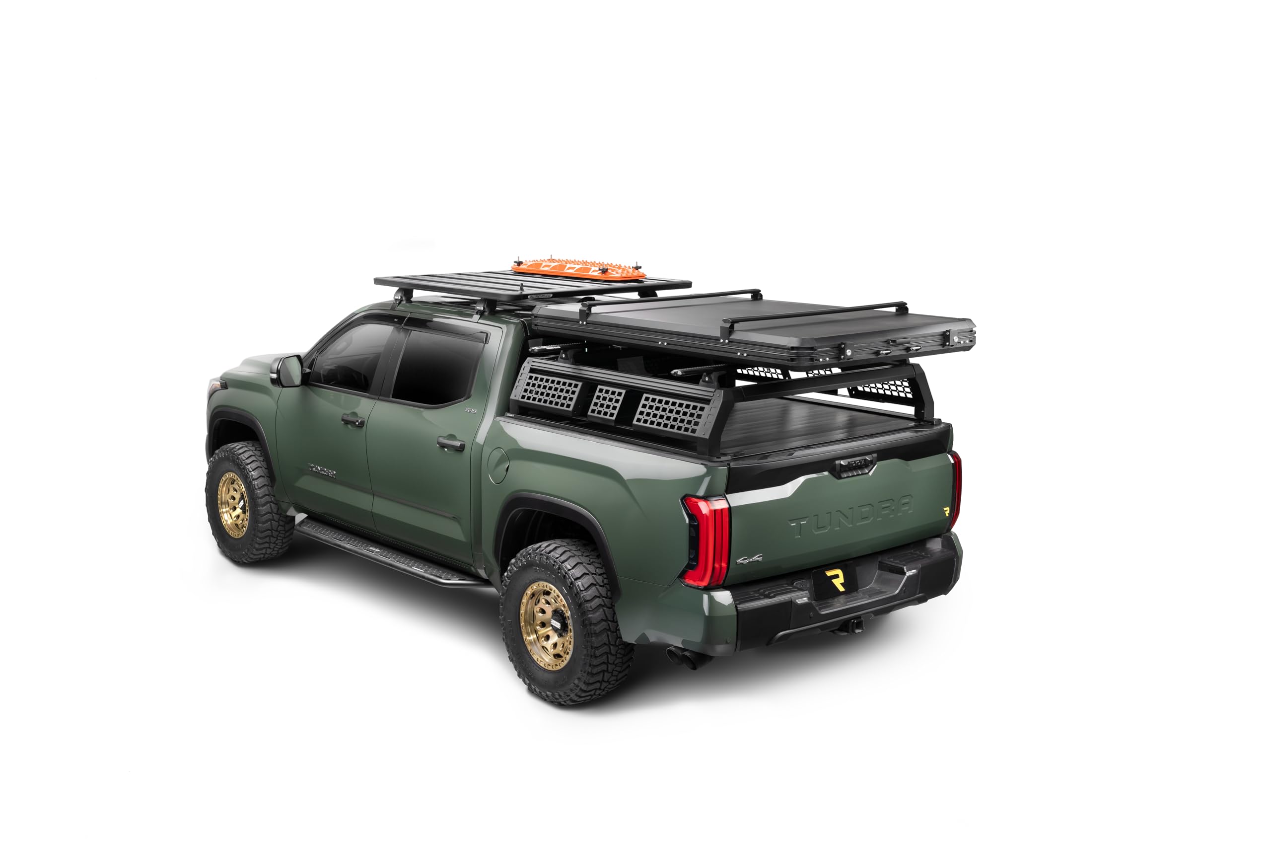 Realtruck Gorack/Overland Truck Rack | Fits 2019-2024 Ram 1500, 5.7' Bed - Black | 9550101
