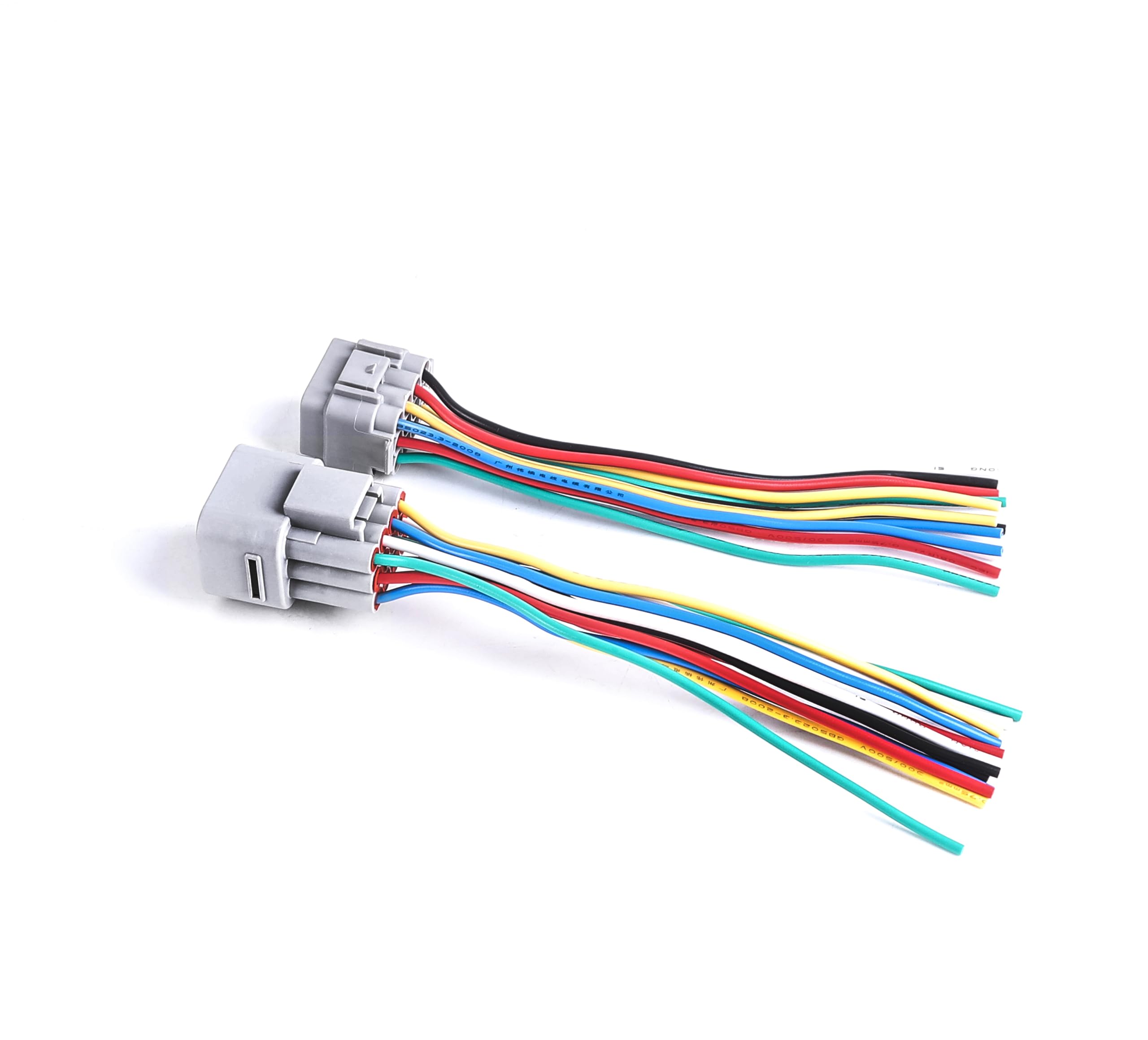 1Pcs Male And 1Pcs Female 12 Pin Plug Connector Pigtail Cable 12 Way Waterproof Wiring Harness 6Inch