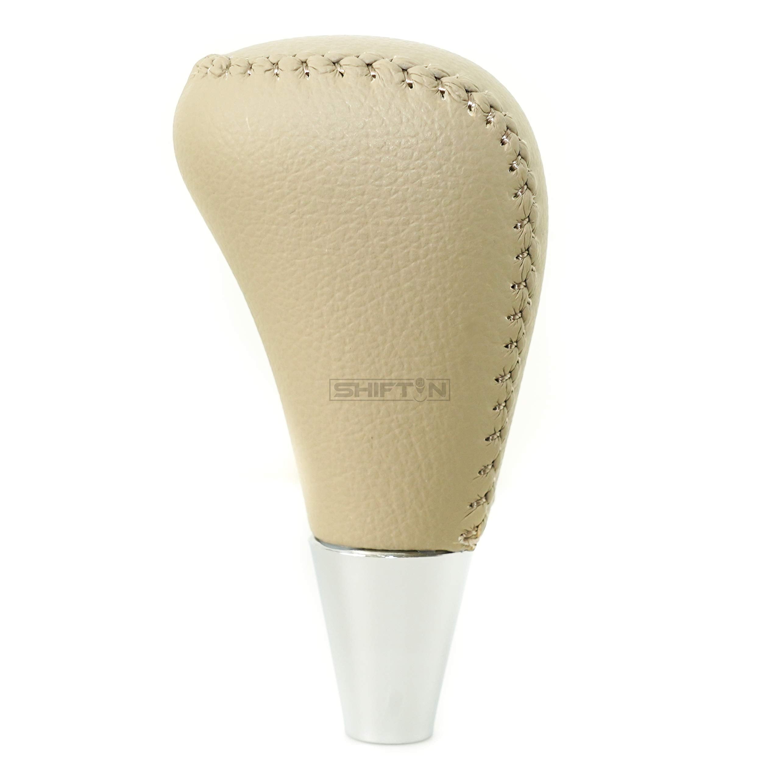 Shiftin Leather Wood Gear Shift Knob For Toyota Avalon Yaris 4Runner Land Cruiser Sienna Camry Solara Tacoma And Lexus Es300 Es3