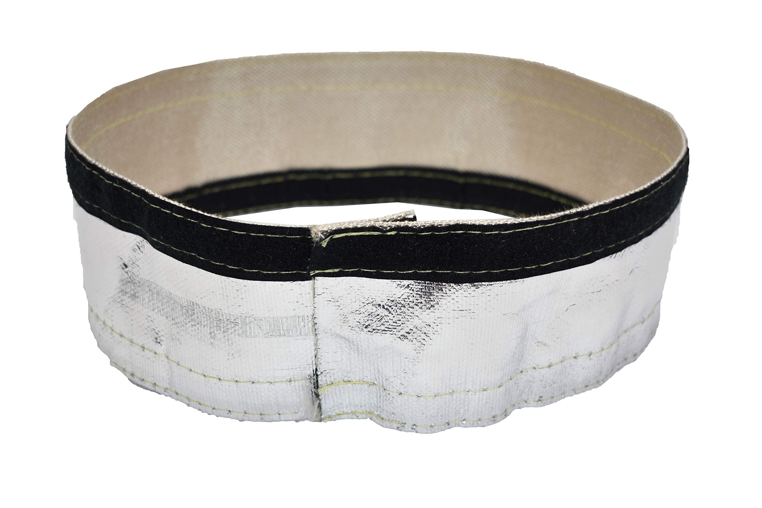 A-Team Performance - 010455 Heat Shroud Aluminized Sleeving - For Ultimate Heat Shield Protection Barrier Cover - With Hook And