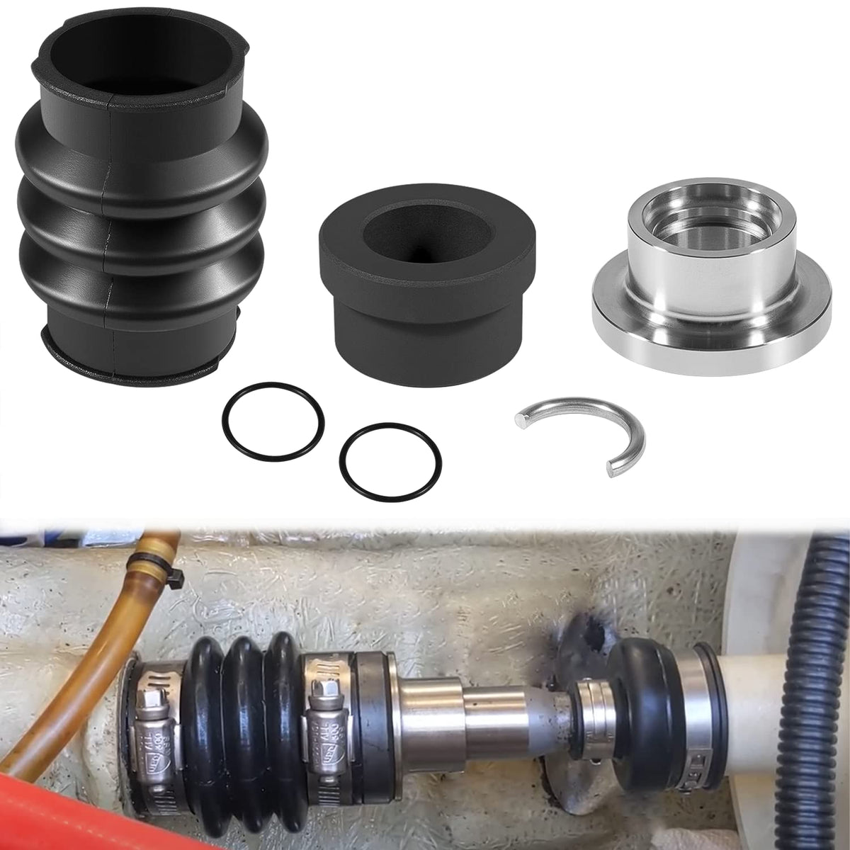 For Sea Doo Carbon Seal Drive Line Rebuild Kit & Boot All 717 720 787 800 951 Spx Xp Gtx Gsx