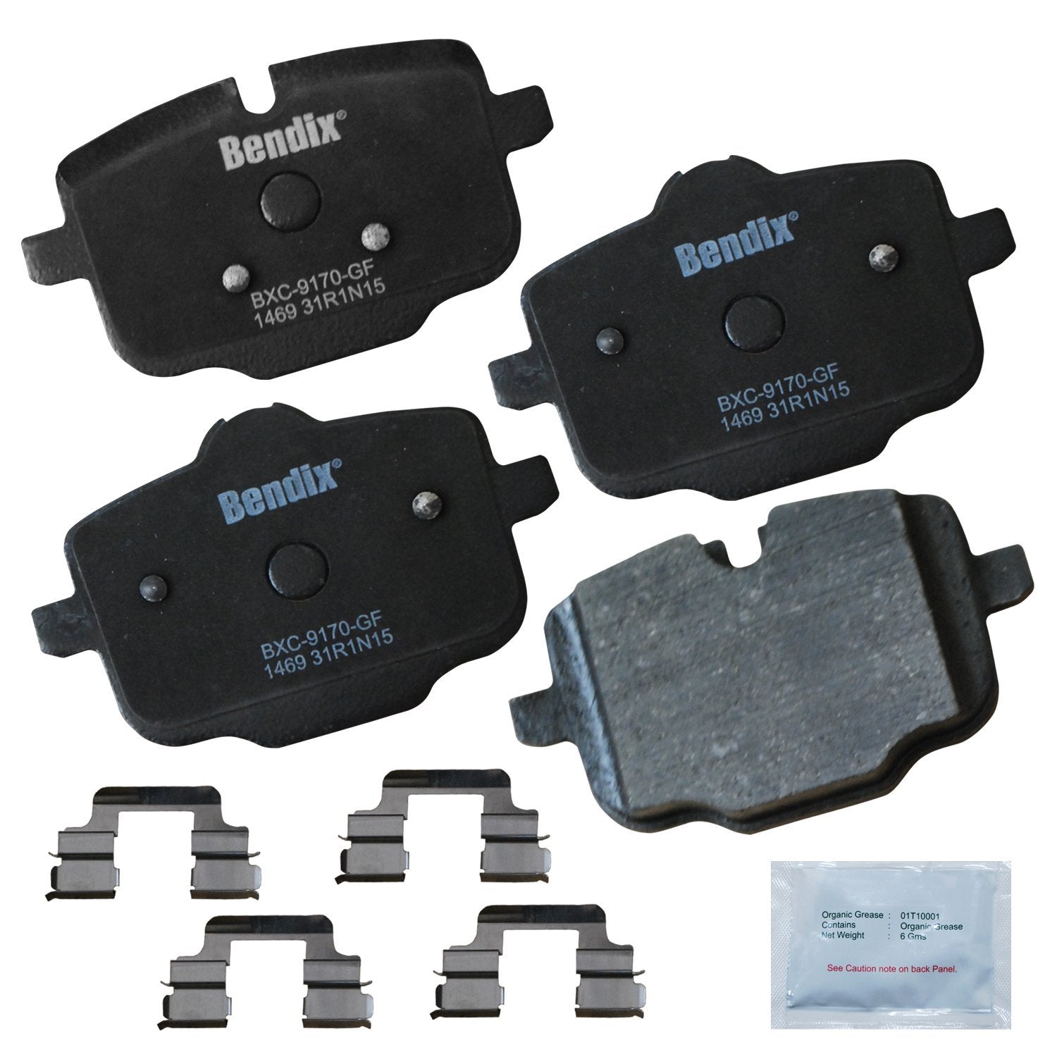 Bendix Priority1 Cfc1469 Ceramic Rear Brake Pads For Select Models Bmw 535I, 540I, 540I Xdrive, 550I, 550I 640I, 640I Gran Coupe