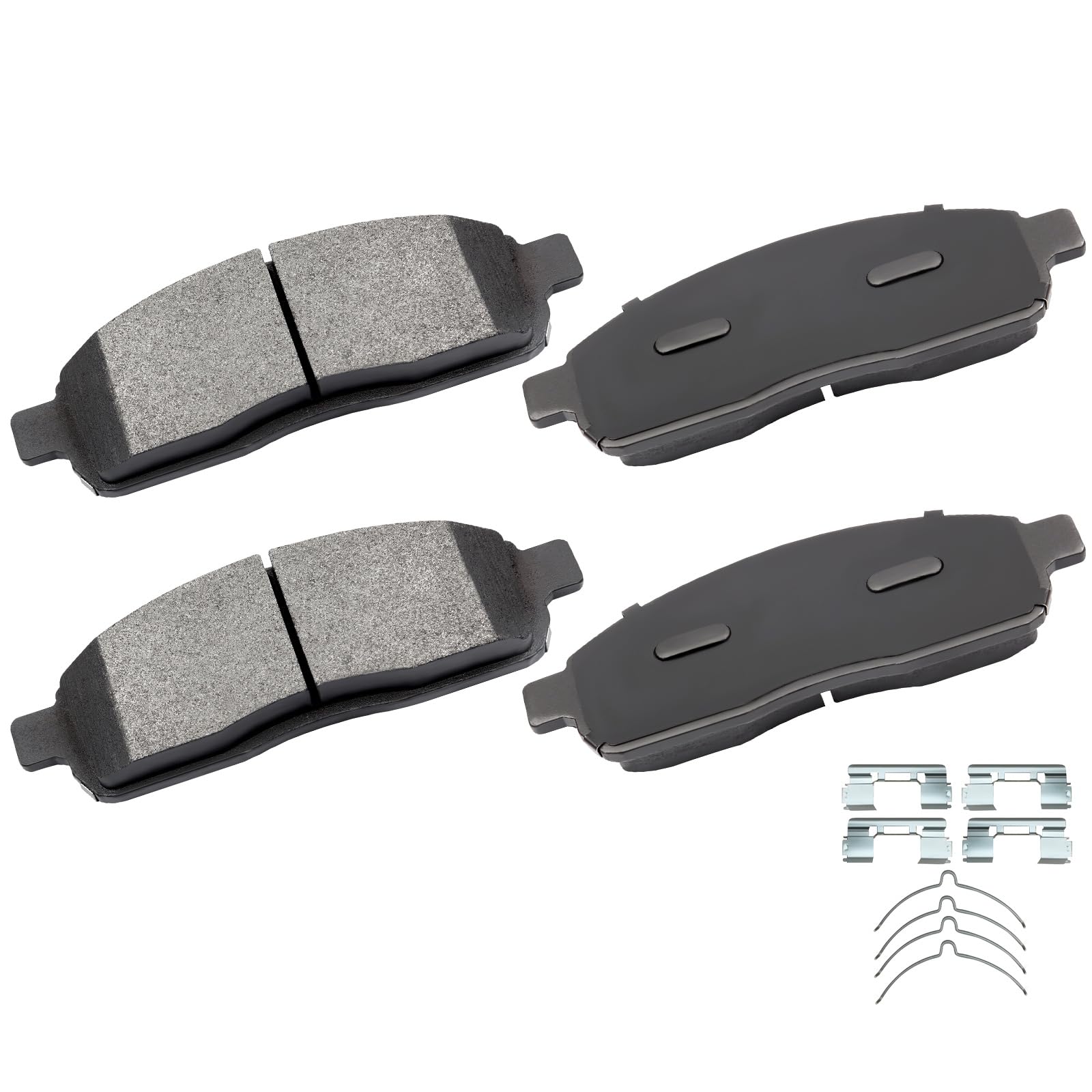 Cciyu D1083 4Pcs Front Ceramic Brake Pads Kits 2004-2009 For Ford For F-150,2006-2008 For Lincoln Mark Lt