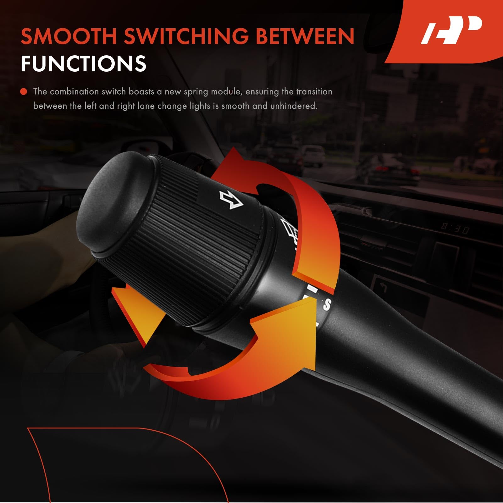 A-Premium Multifunction Switch Windshield Wiper Washer Control & Hazard Warning Flashers, Compatible with Ford Mustang 1999 2000 2001 2002 2003 2004