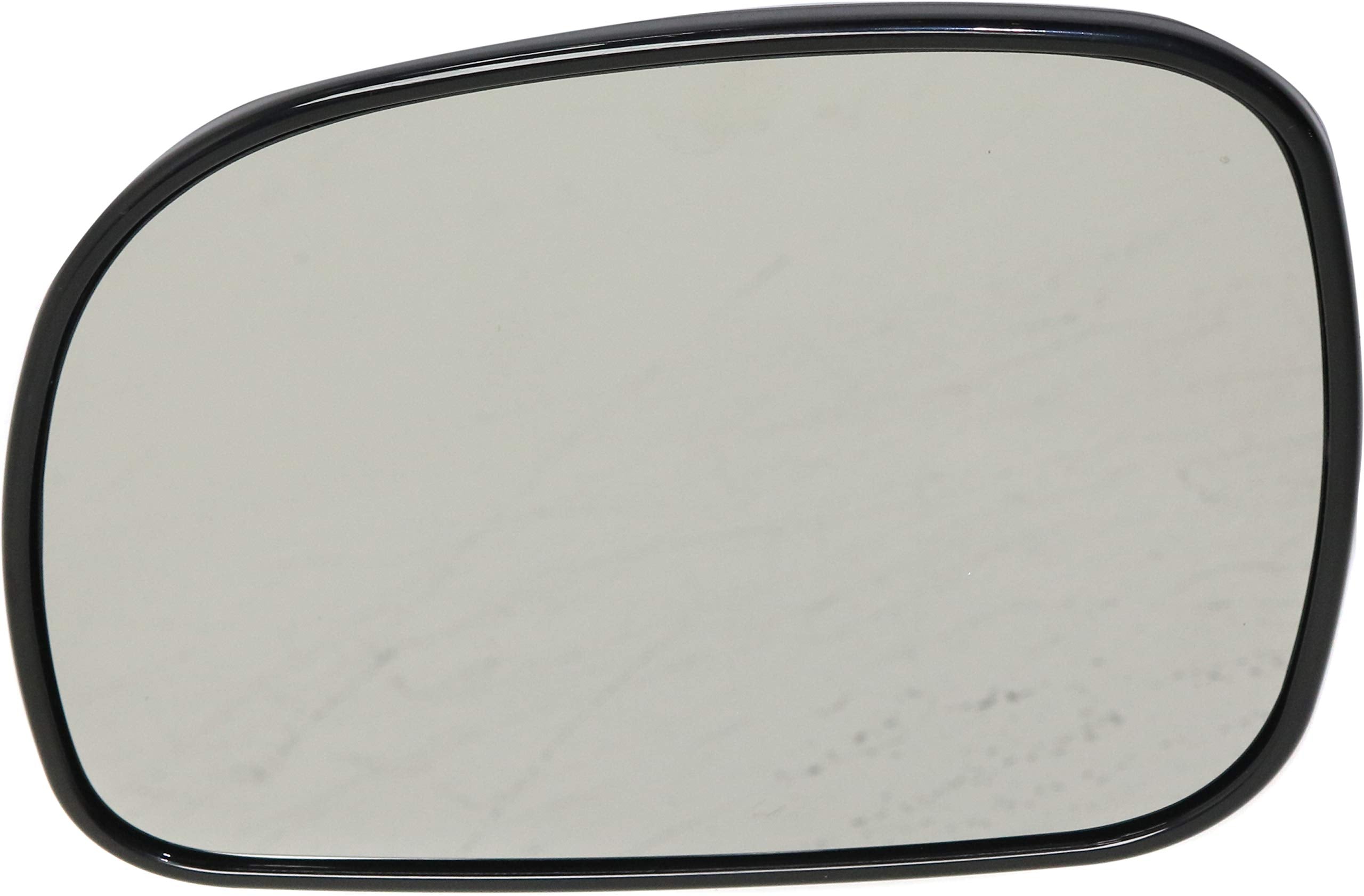 Kool Vue Mirror Glass Compatible with Dodge Caravan/Grand Caravan/Town And Country/Voyager 1996-2007 Mirror Glass Driver Side Heated with Backing Plate