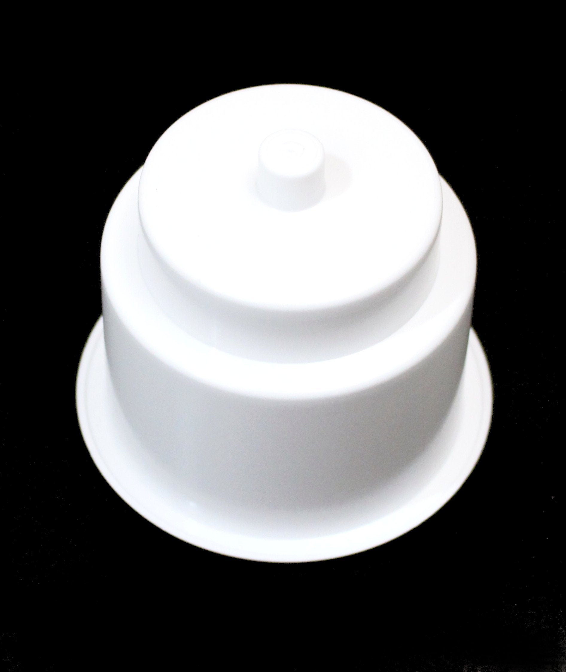 Jsp Manufacturing 3 5/8 Universal White Recessed Drop In Plastic Cup Drink Can Holder With Drain Hole For Furntiture Sofa Poker