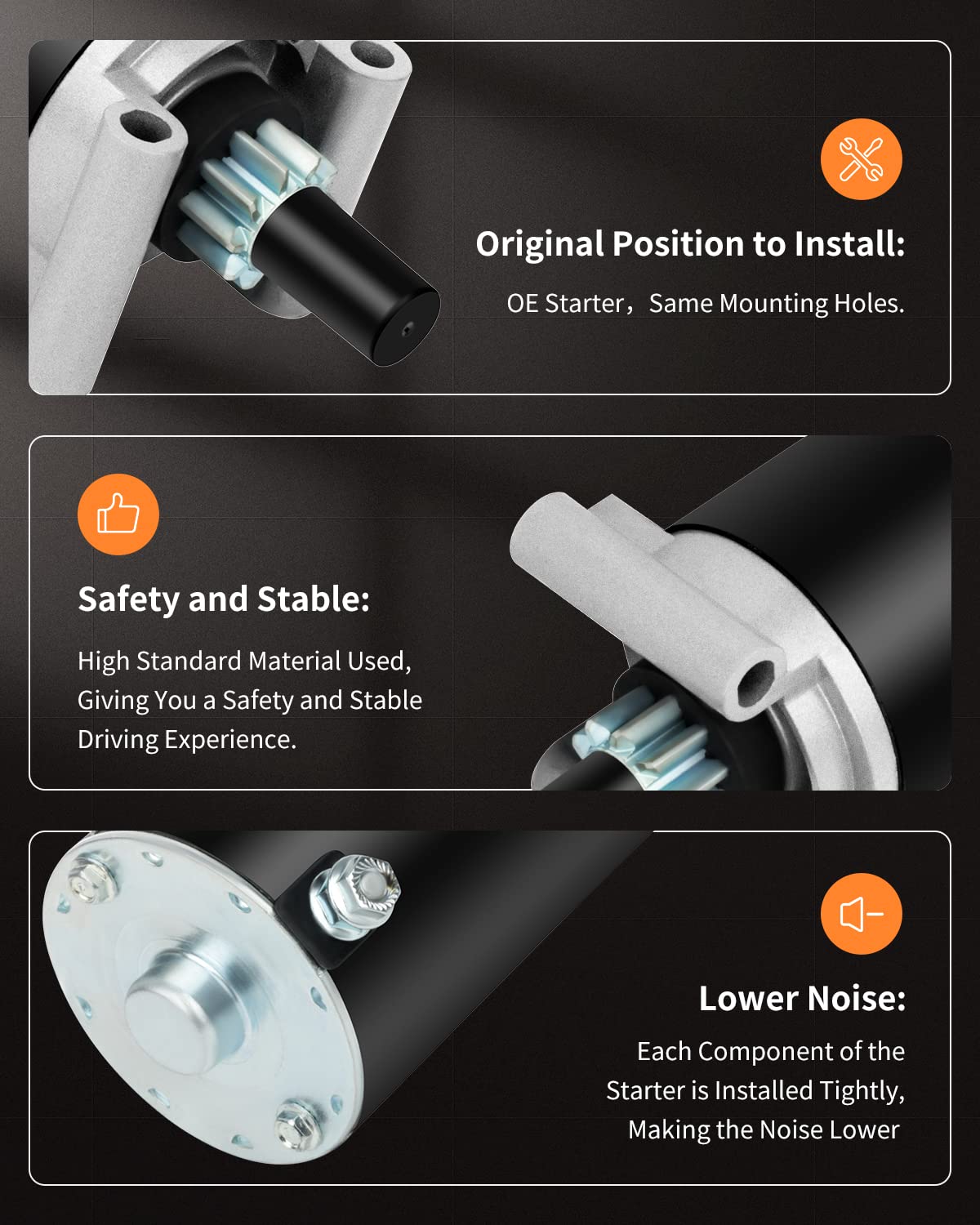 Ocpty Starter Fit For Cub Cadet New Holland Toro Courage Twin Sv720 20Hp 22Hp 23Hp 25Hp 26Hp 27Hp 32-098-01-S 32-098-03-S