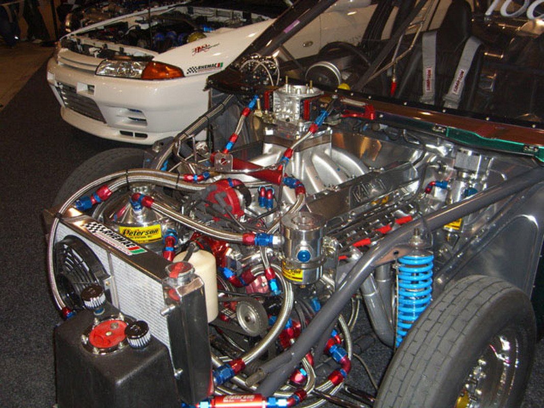 Autobahn88 Synthetic Rubber Hose With Dual-Layer Braided (Lightweight Fiber + Stainless Steel) For Fluids : Fuel, Oil, Water, Co