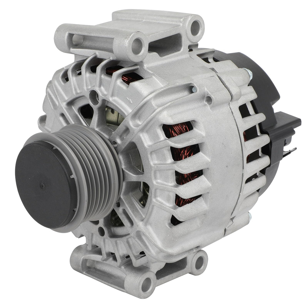 SCITOO Alternator Fit for Audi Q5 2009-2010, A5 Quattro 2008-2010, V6 3.2L, S4, S5 2010-2012 V6 3.0L- 12V 150Amp CW 6-Groove Pul