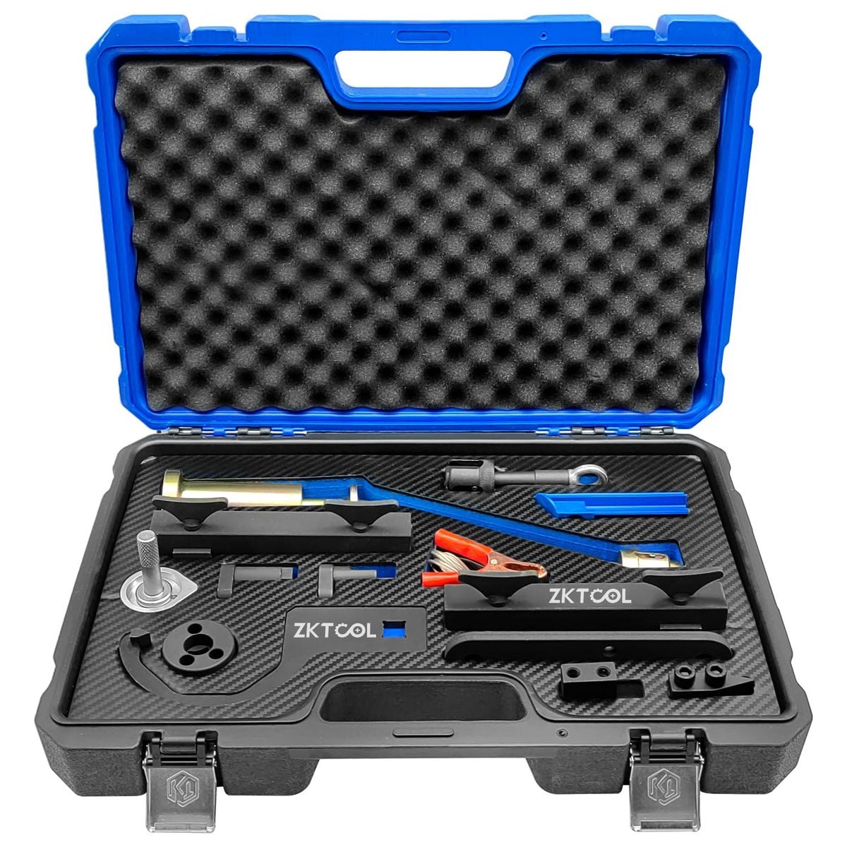Zktool 14Pc Engine Camshaft Alignment Timing Tool Kit Fit For Land Rover Range Rover Sport Jaguar Discovry 4 V8 5.0 L V6 3.0L Cy